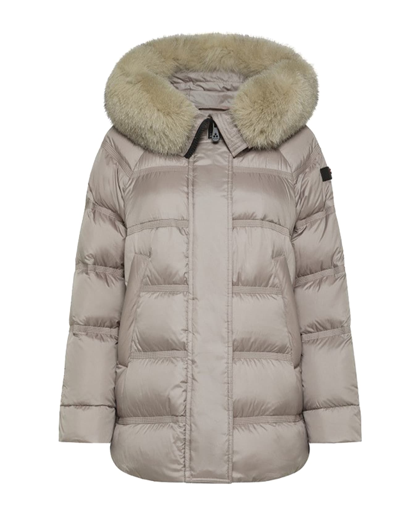 Peuterey Takan Beige Puffer Jacket With Fur Hood - CORDA コート