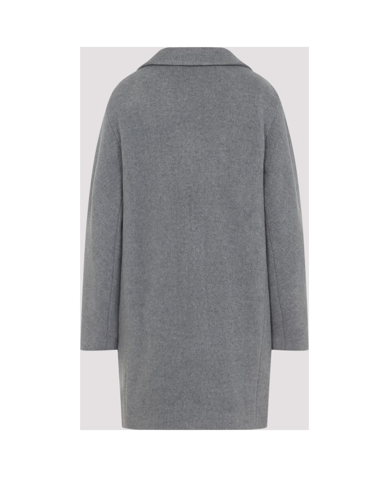 Peserico Cocoon Coat - Grigio Pietra