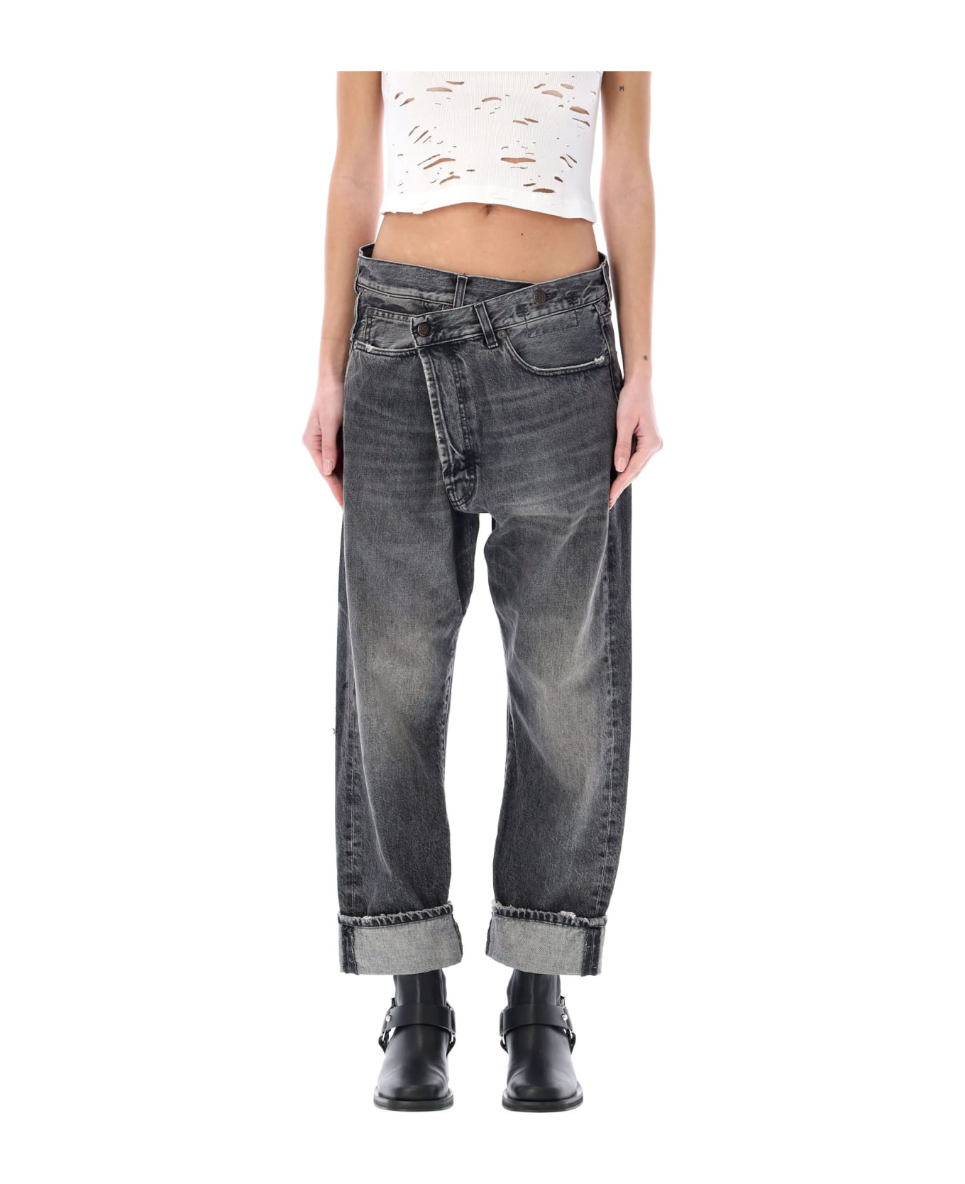 R13 Casual Jeans - LEYTON BLACK デニム