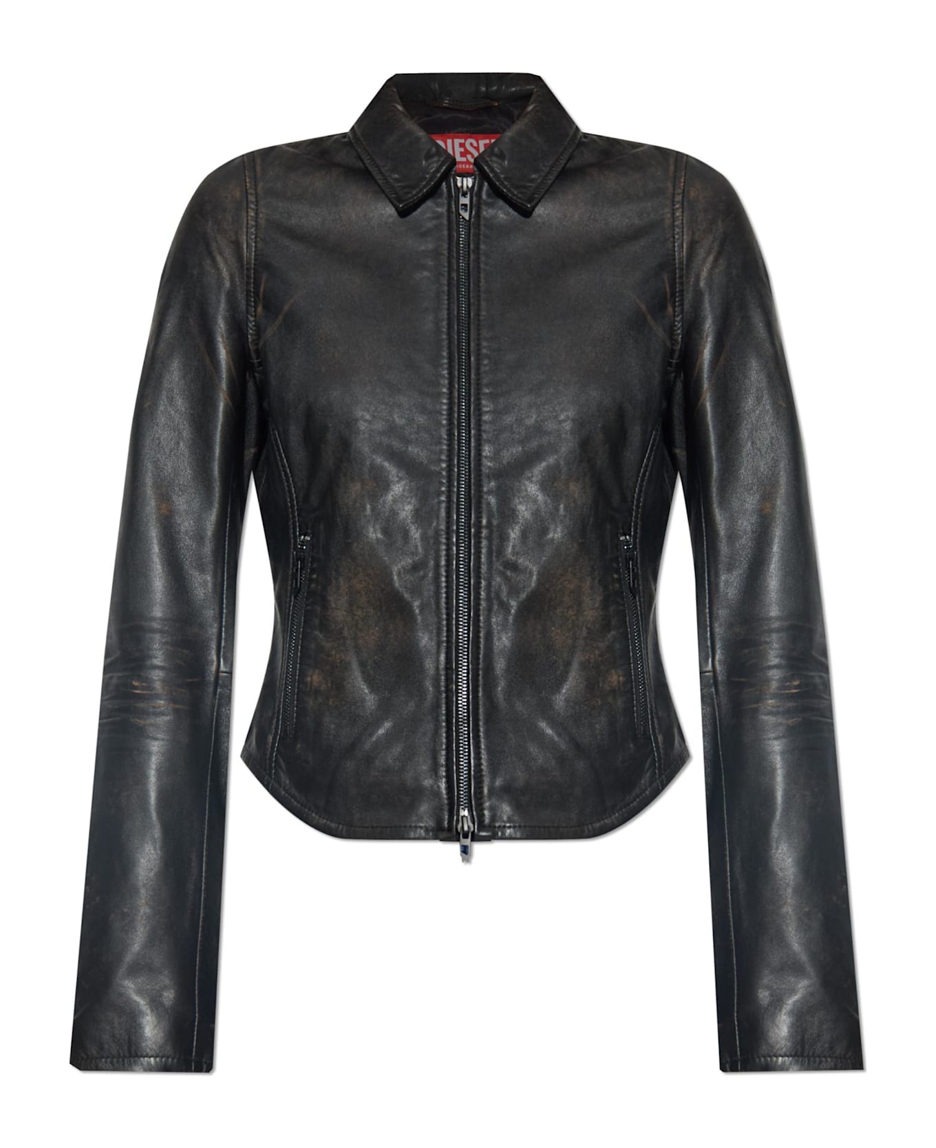 Diesel Leather Jacket ` L-egrad` - Black
