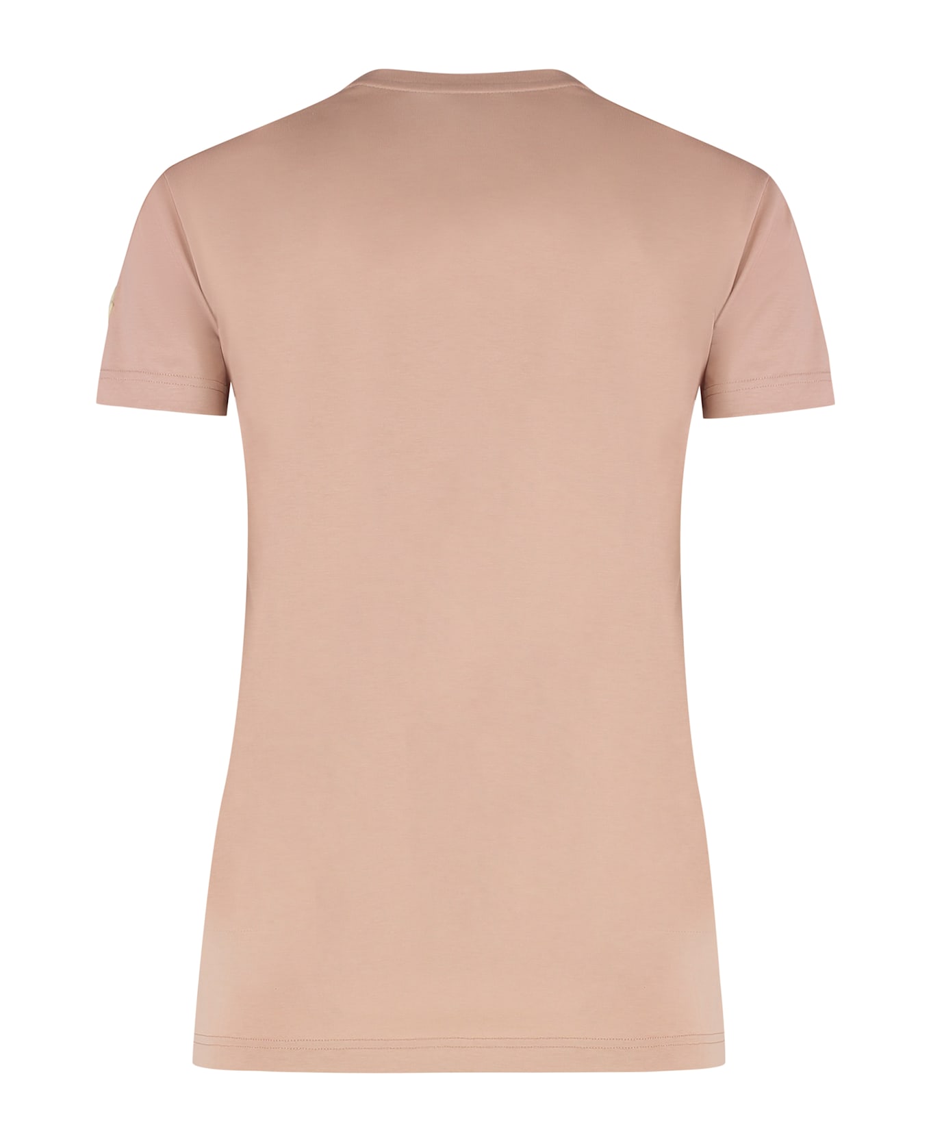 Moncler Cotton Crew-neck T-shirt - Rosa