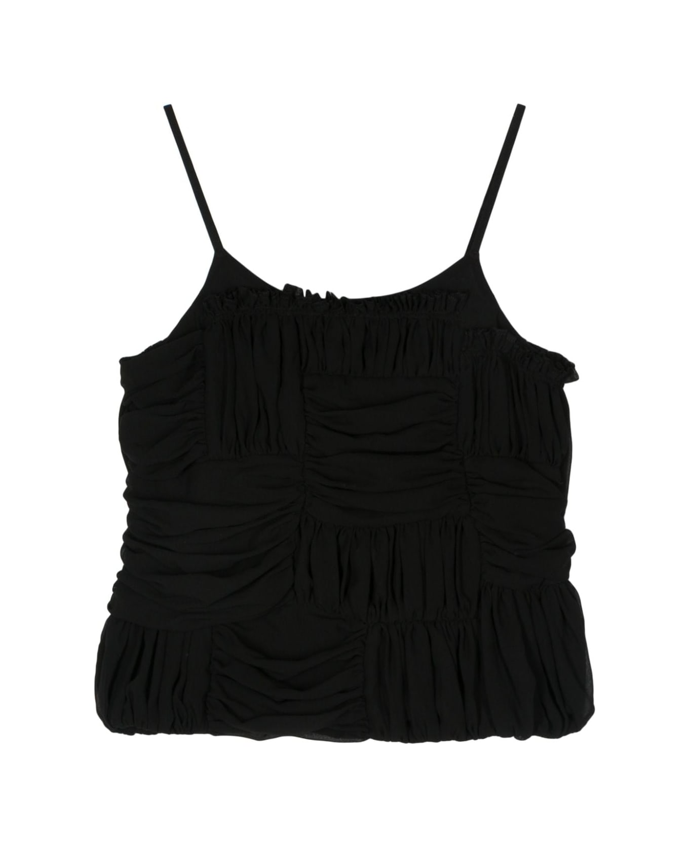 Comme des Garçons Ruffled Top - Black