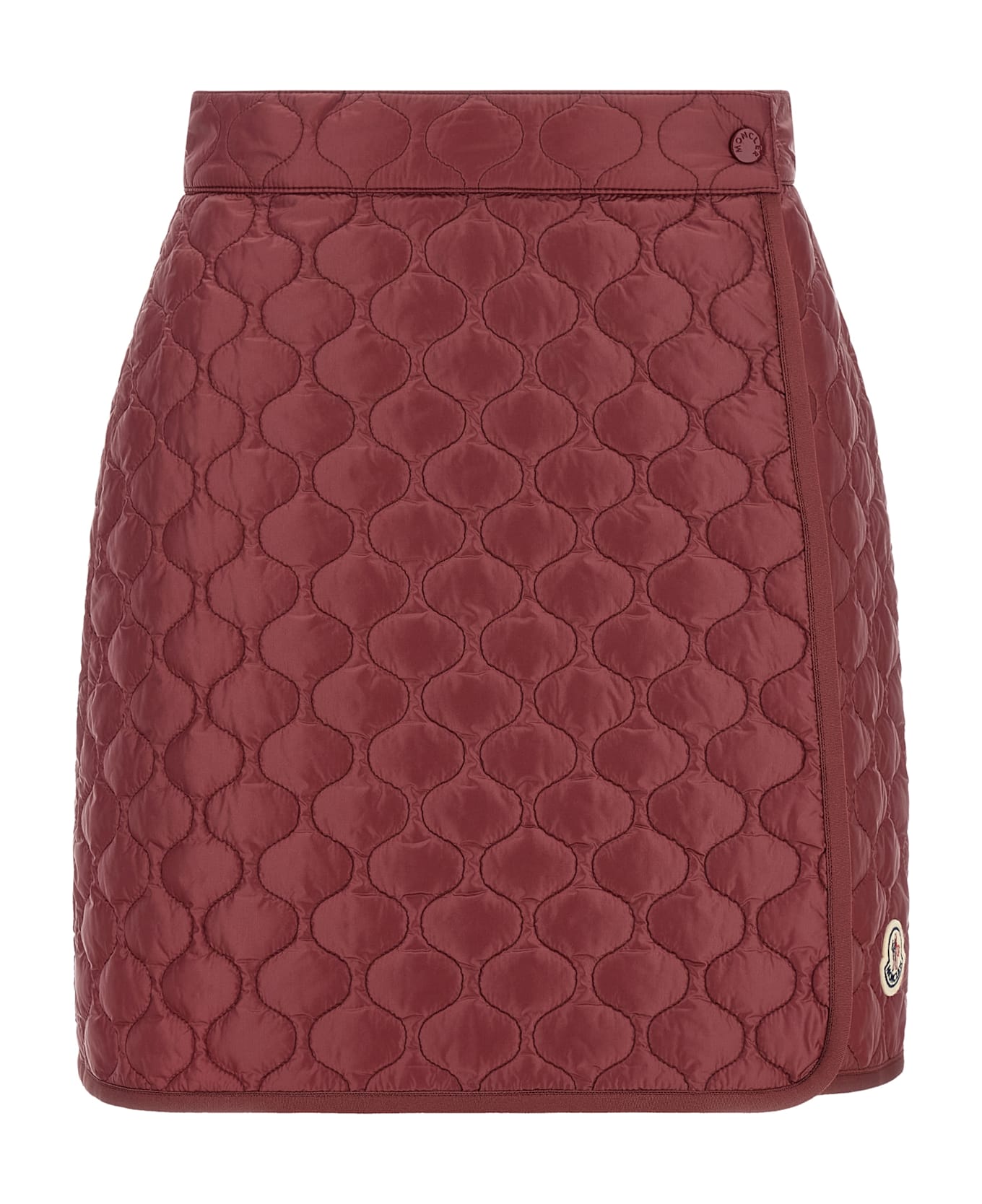 Moncler Square Quilting Skirt - Bordeaux