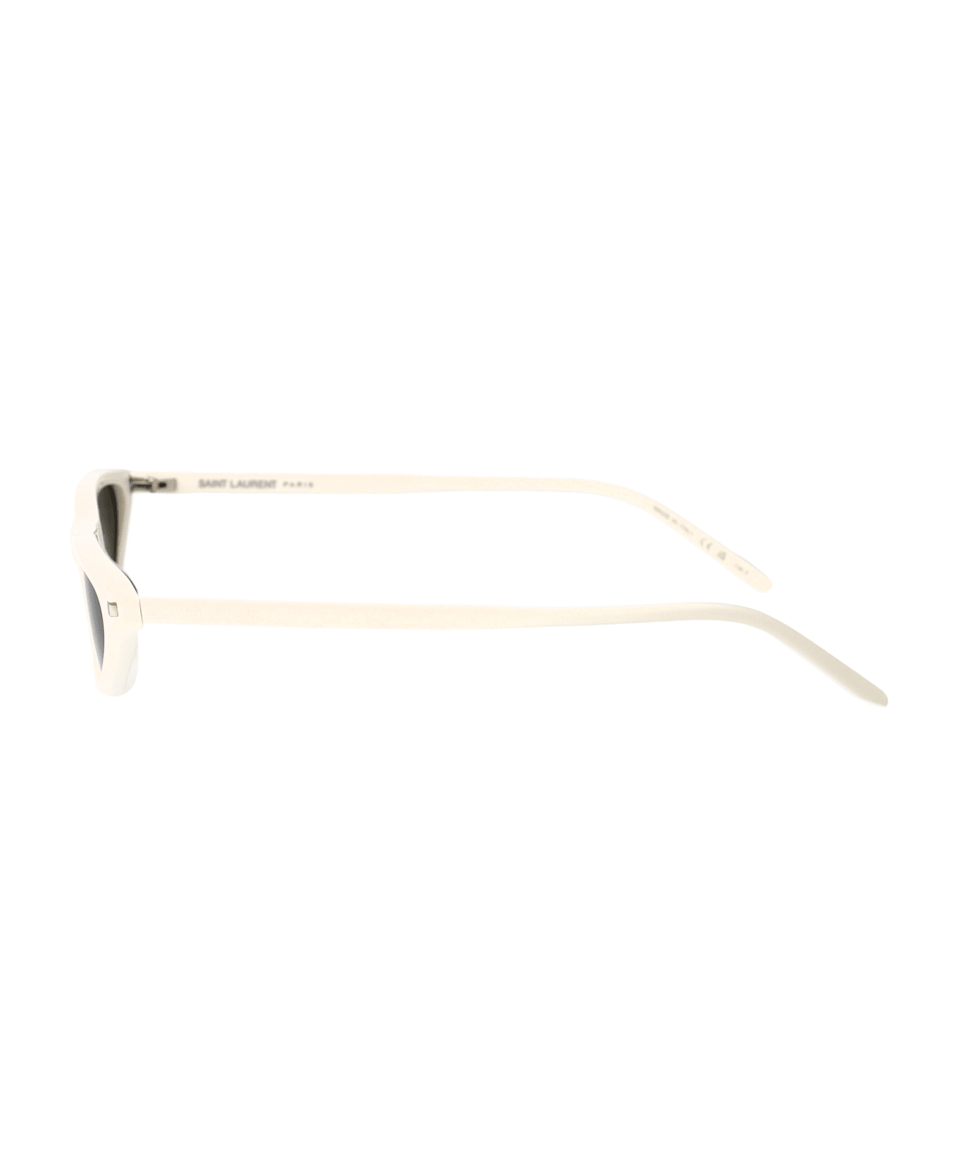 Saint Laurent Eyewear Sl 703 Sunglasses - 003 WHITE WHITE GREY