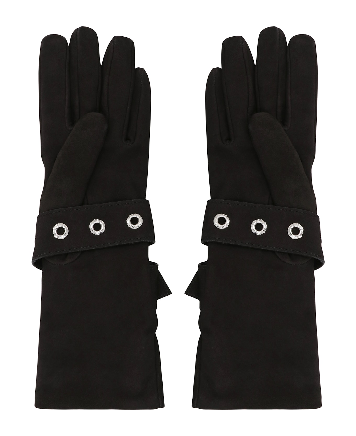Vivienne Westwood Leather Gloves - black