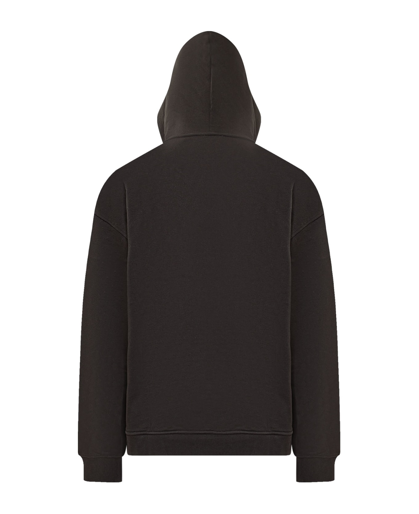 Diesel Hoodded Sweatshirt - BLACK フリース