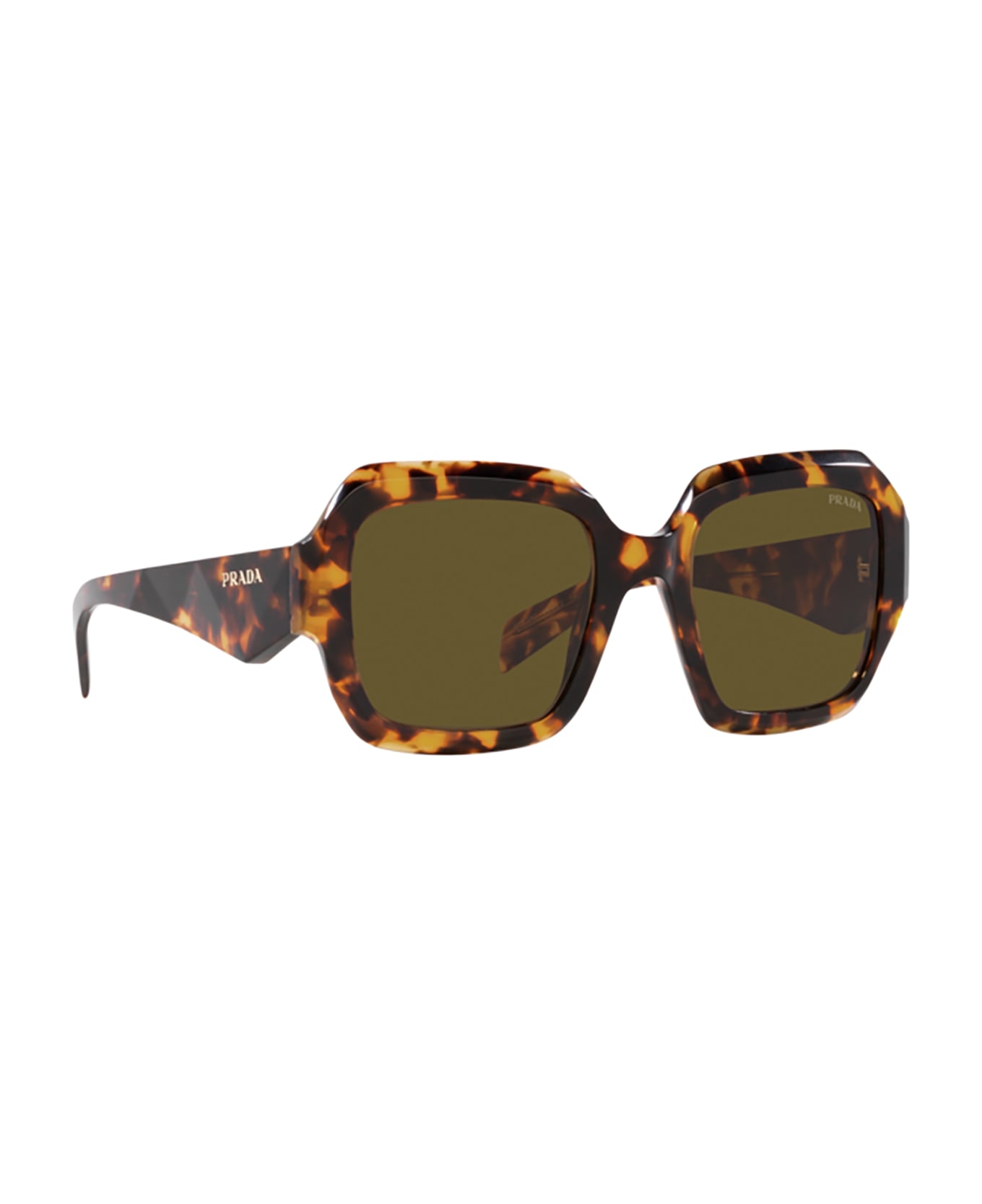 Prada Eyewear Pr 28zs Sage / Honey Tortoise Sunglasses - Sage / Honey Tortoise