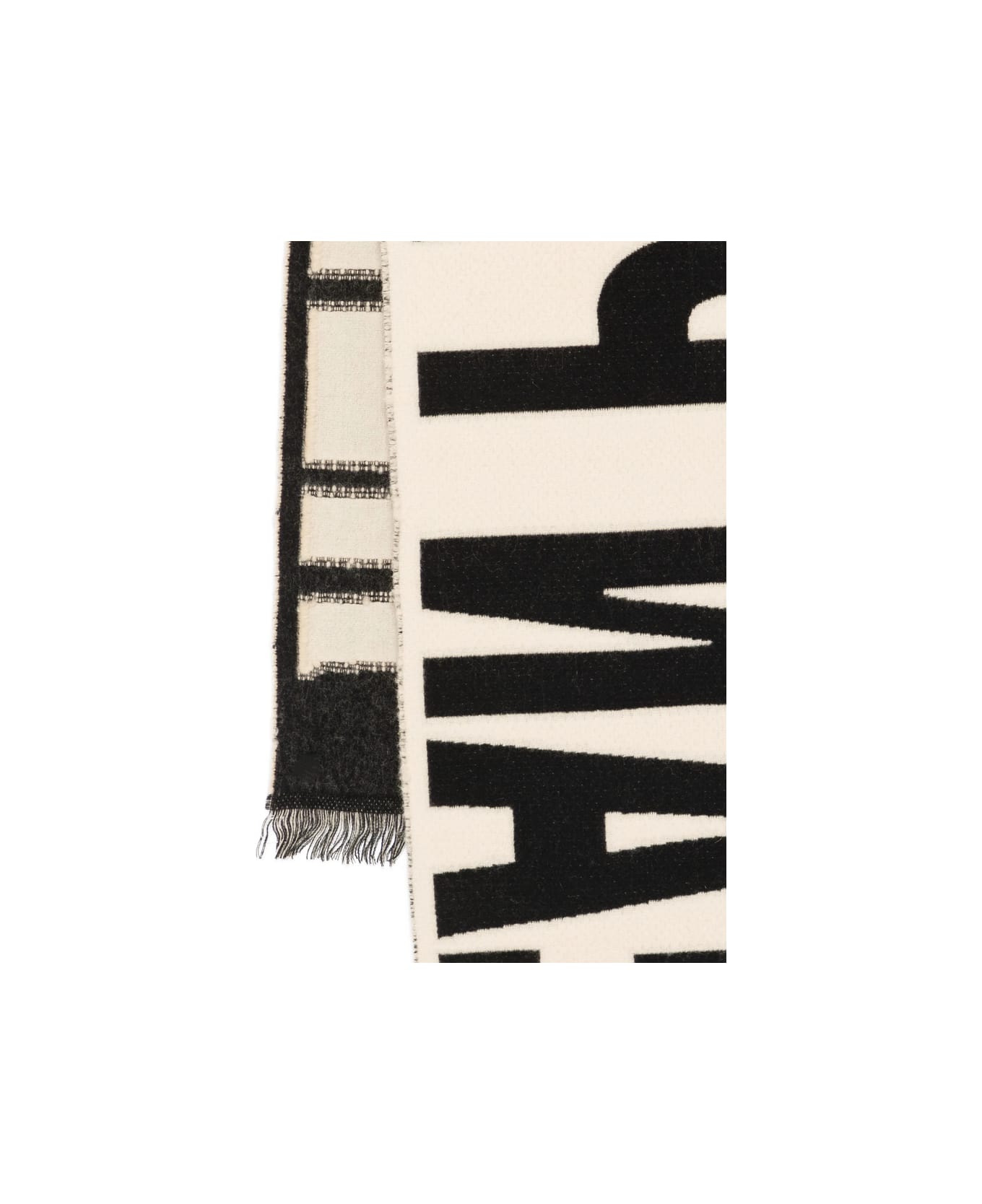 Jean Paul Gaultier Scarf - NEUTRALS/BLACK