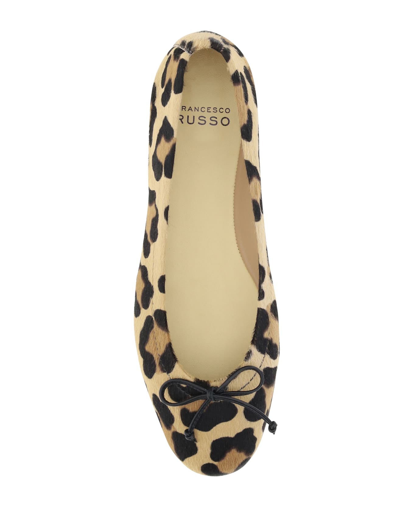 Francesco Russo Leopard-print Ballerinas