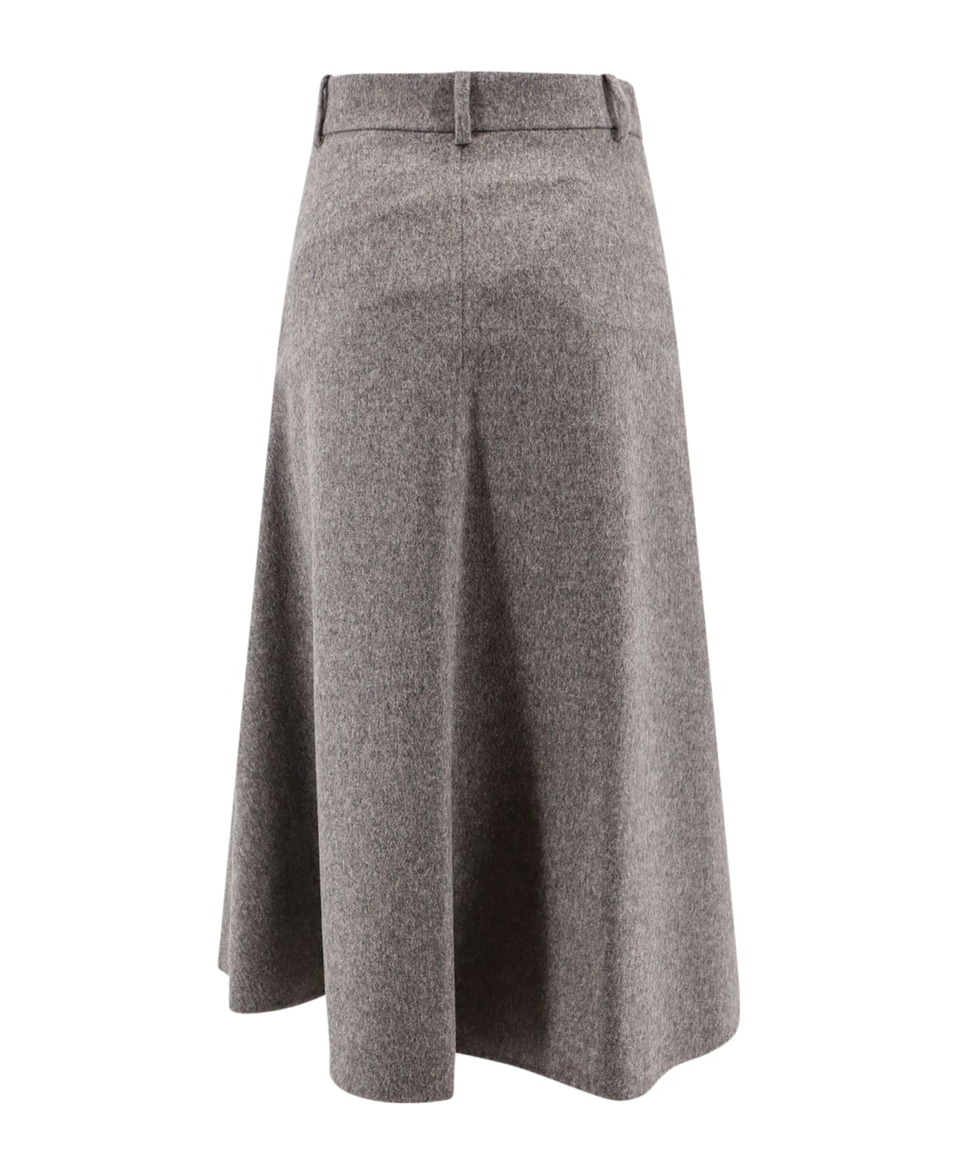 Brunello Cucinelli Flared Skirt - Grey