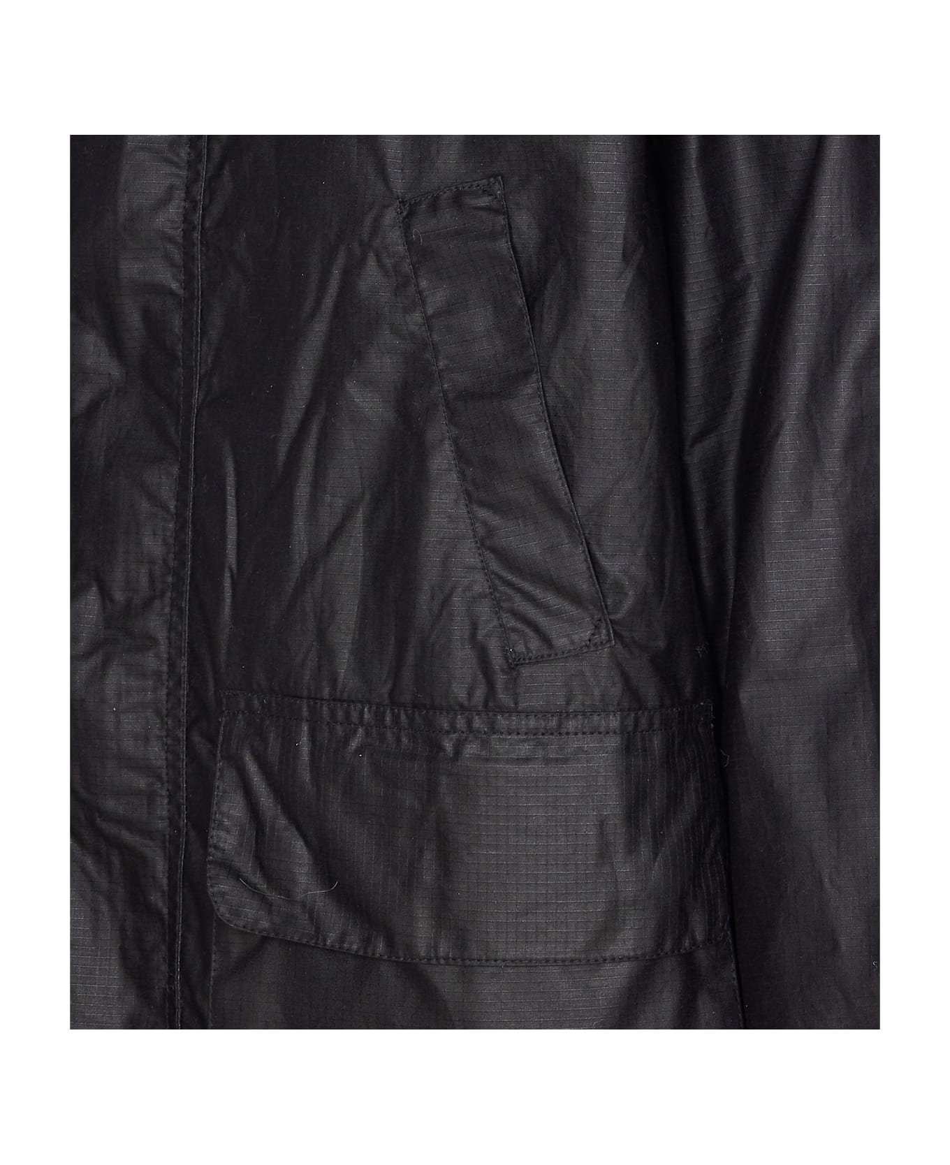 Sunflower Waxed Ripstop Leisure Jacket - Black
