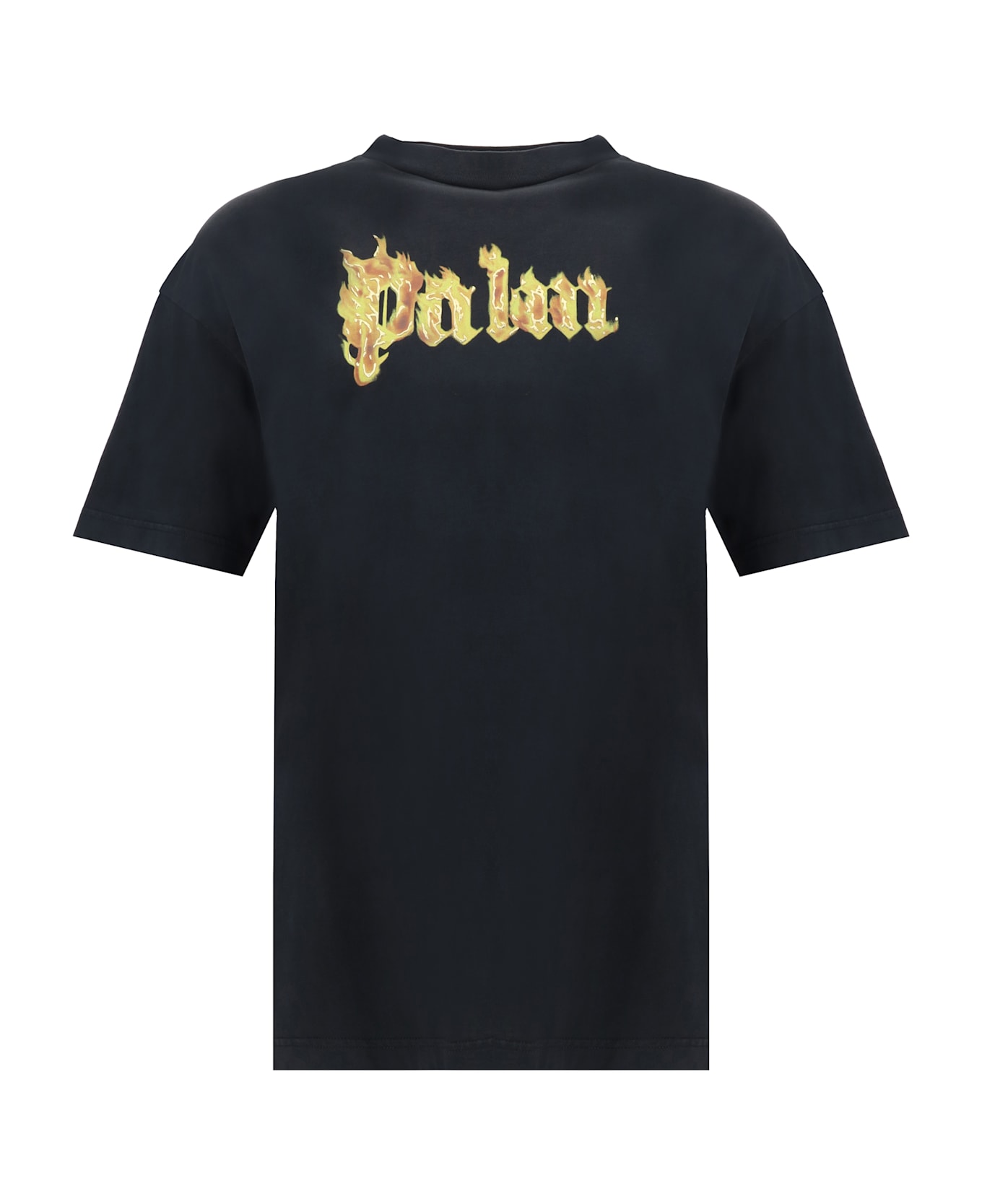 Palm Angels T-shirt - black gold