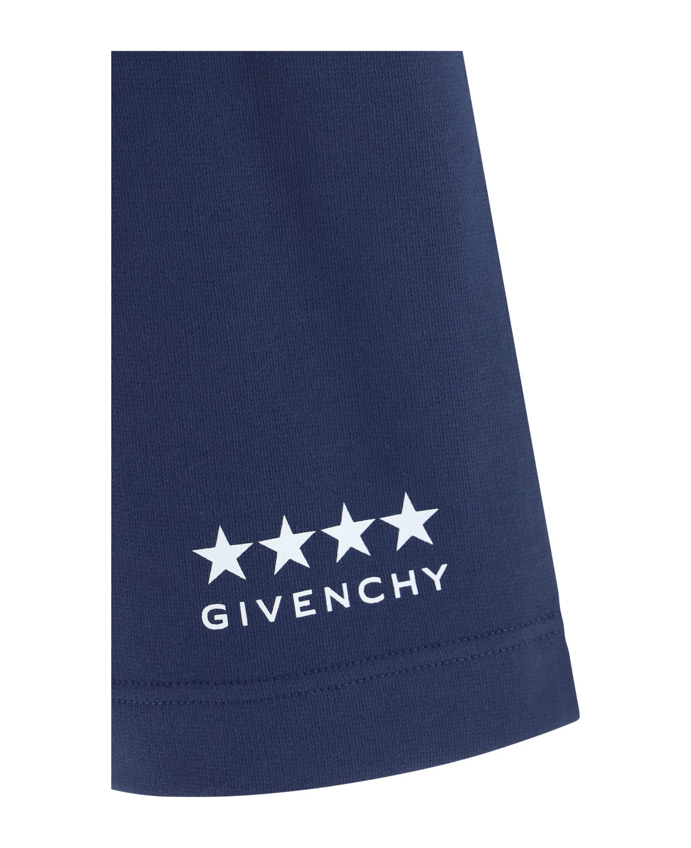 Givenchy Cotton Shorts - Deep Blue