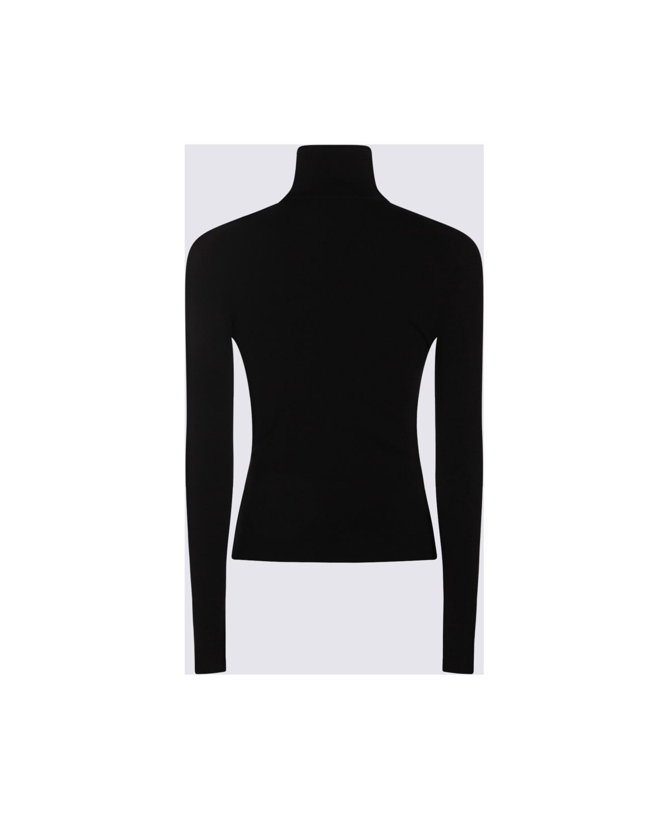 Courrèges Black Wool Knitwear - Black