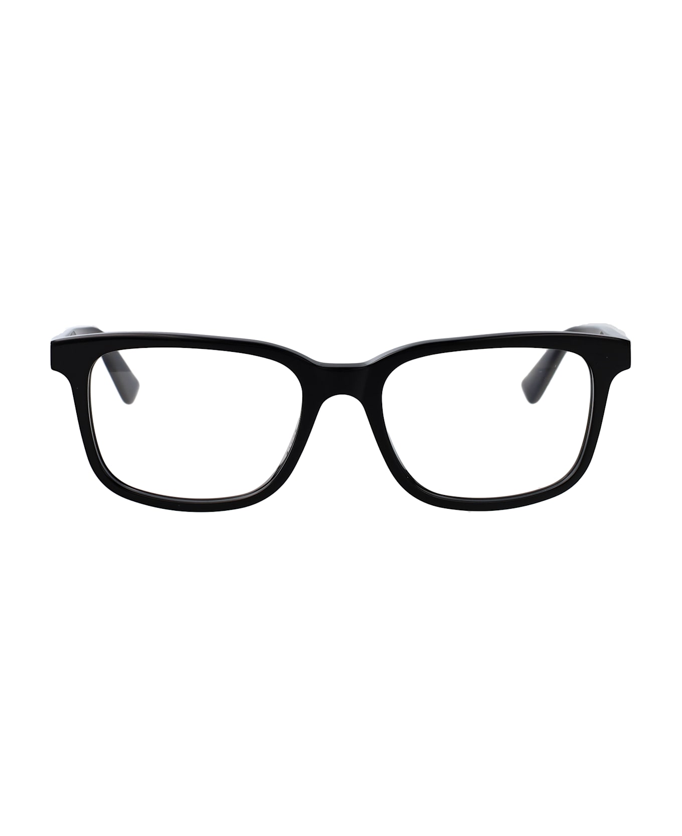 Alexander McQueen Eyewear Am0541o Glasses - BLACK-BLACK-TRANSPARENT