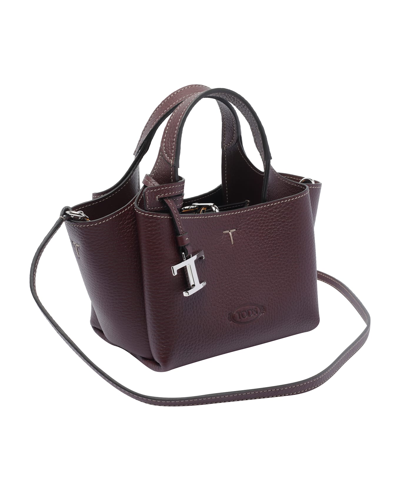 Tod
s T Timeless Shopping Bag - Red