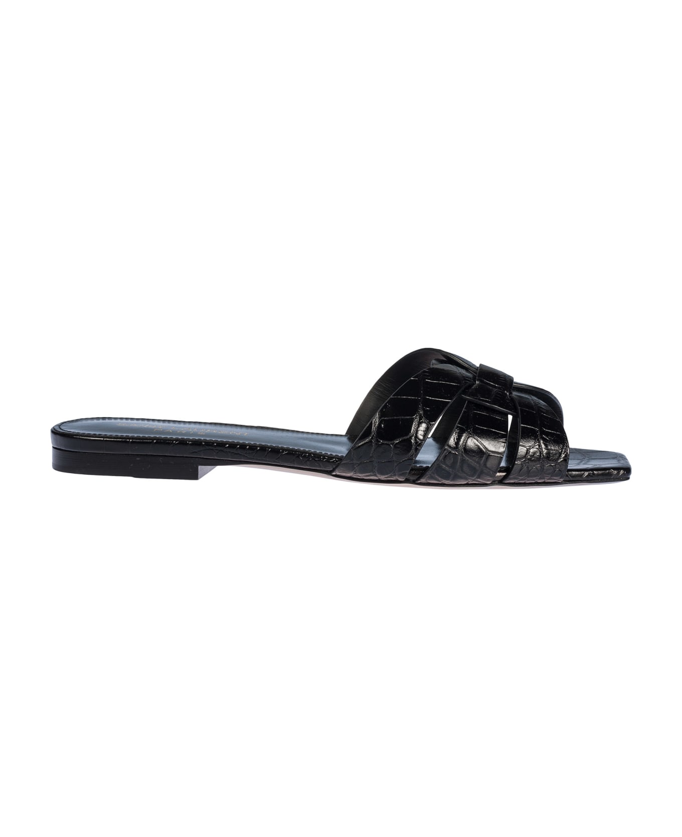 Saint Laurent Nu Pieds Flat Sandals - Nero.