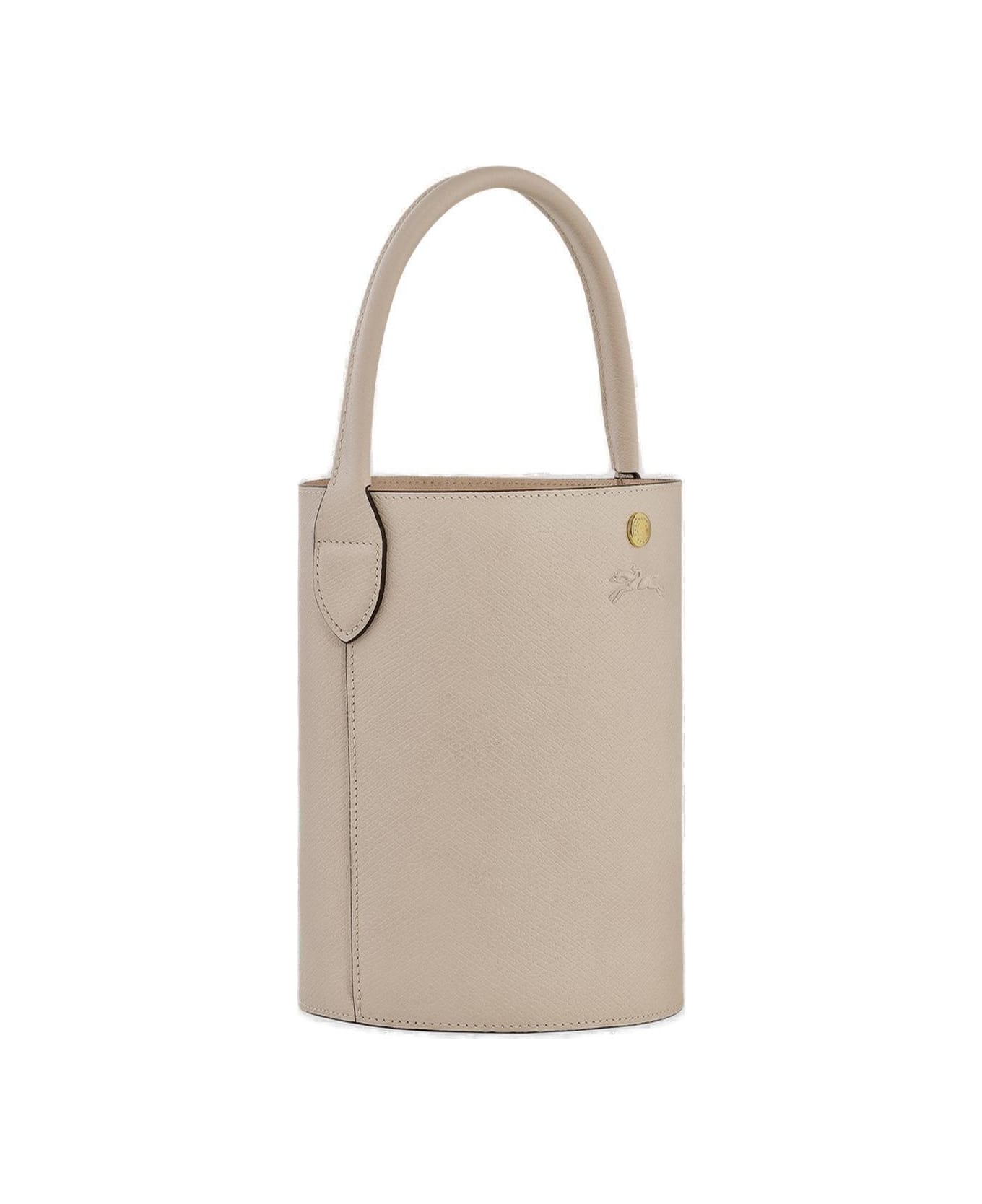 Longchamp Cuir De Russie Bucket Bag - WHITE