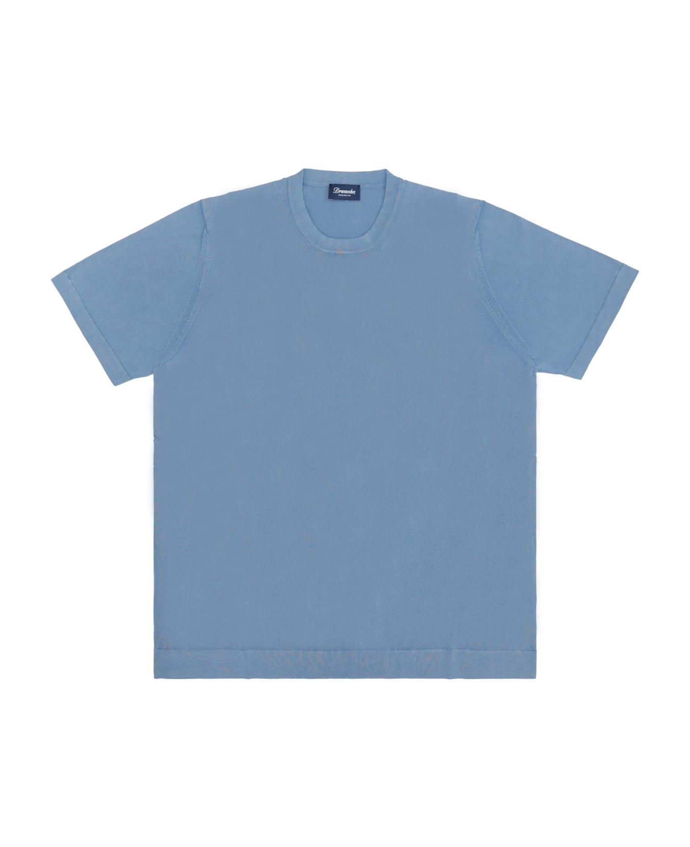 Drumohr T-shirt - Clear Blue