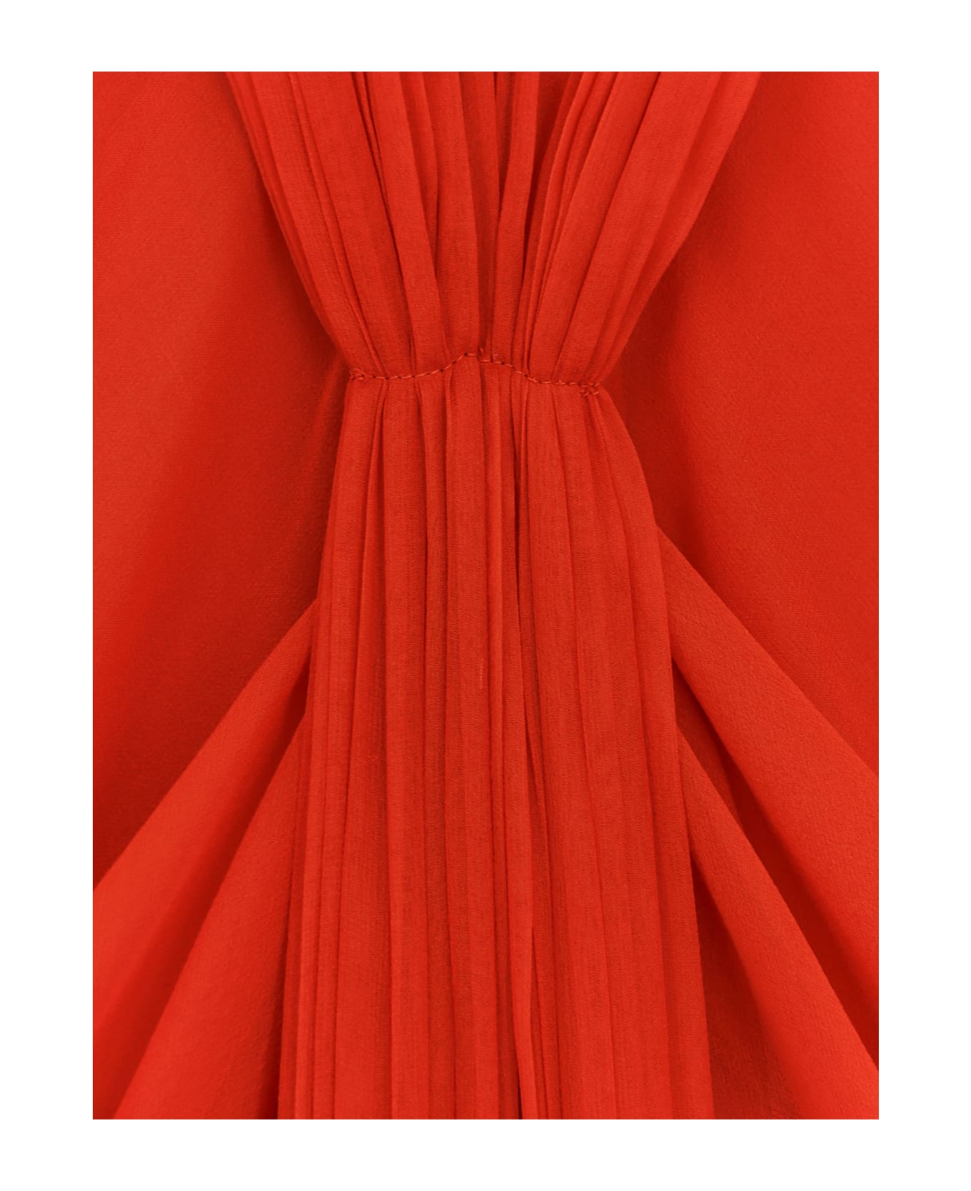 Alberta Ferretti Dress - Red ワンピース＆ドレス