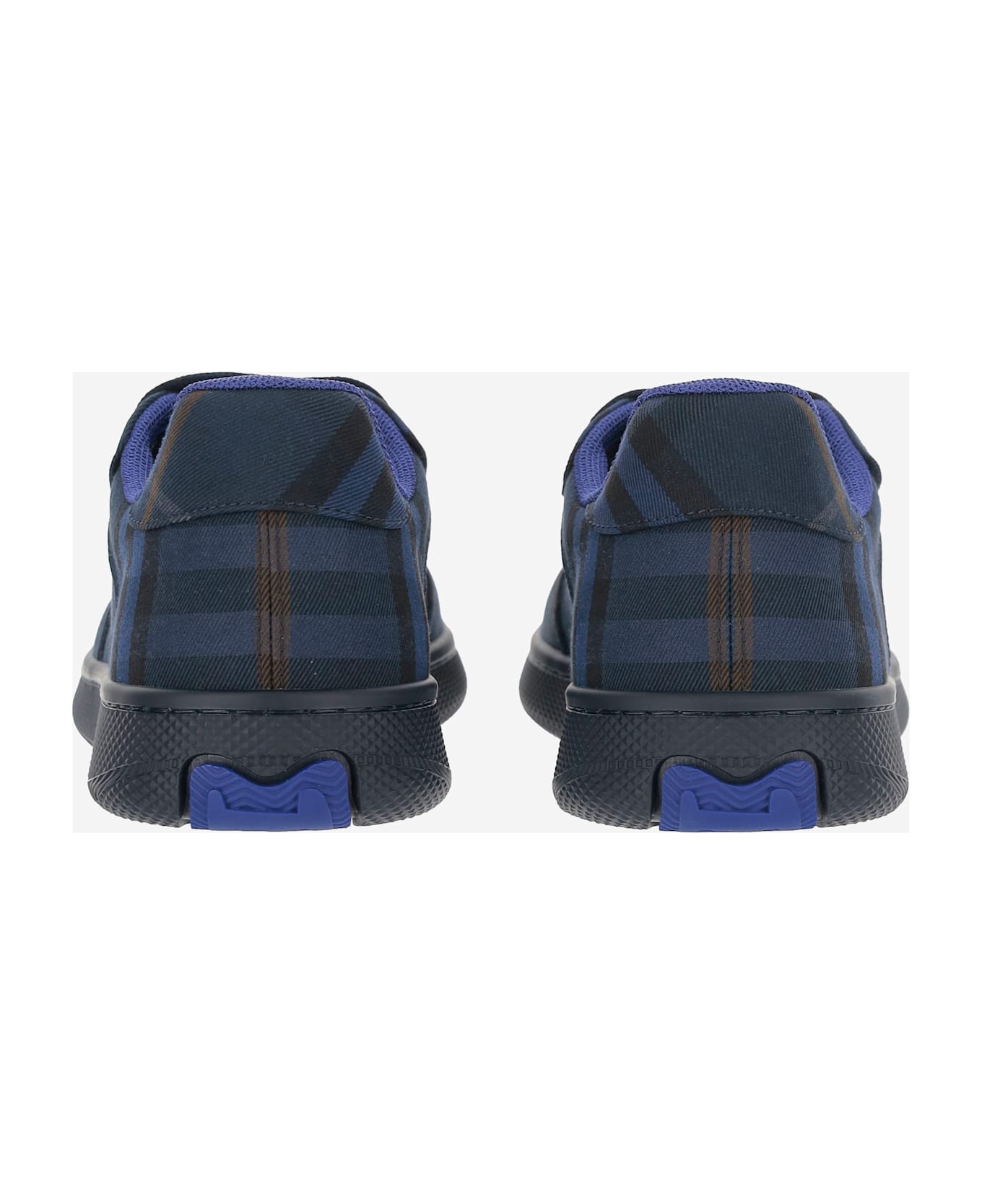 Burberry Terrace Check Sneakers - Red