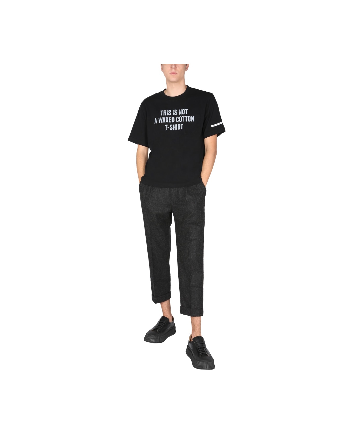 Barbour X Engineered Garments T-shirt - BLACK