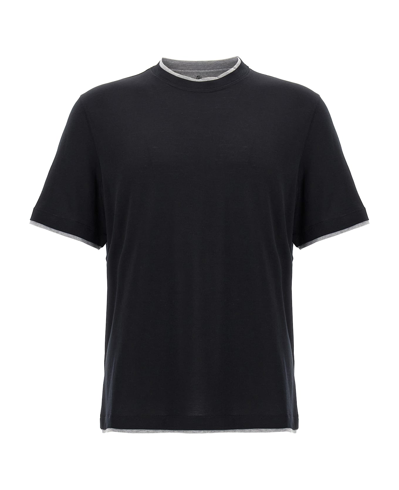 Brunello Cucinelli Layered T-shirt - Black  