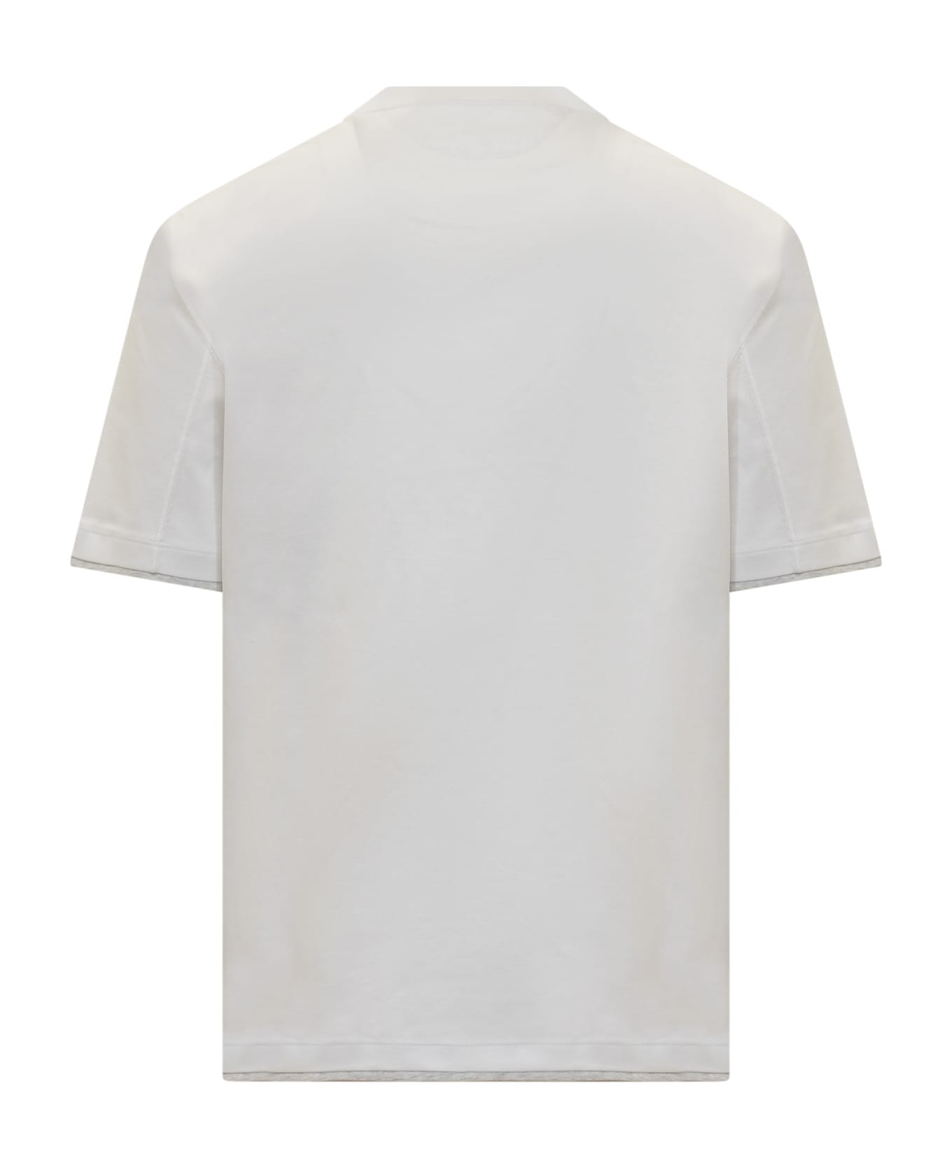 Brunello Cucinelli Layered-effect T-shirt - White