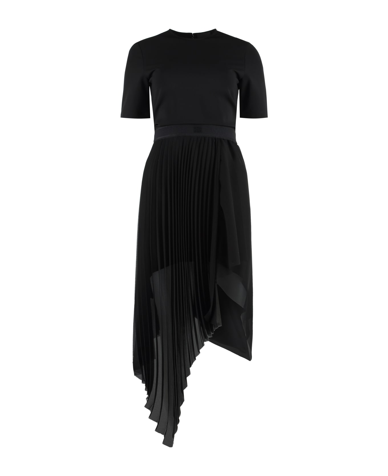Givenchy Pleated Midi Dress - black