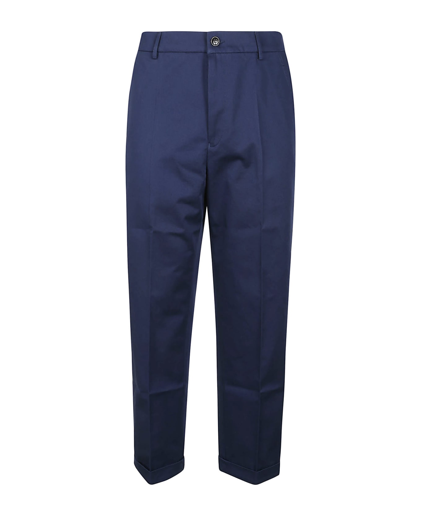 Kenzo Classic Chino Cotton Pants - Bleu Nuit