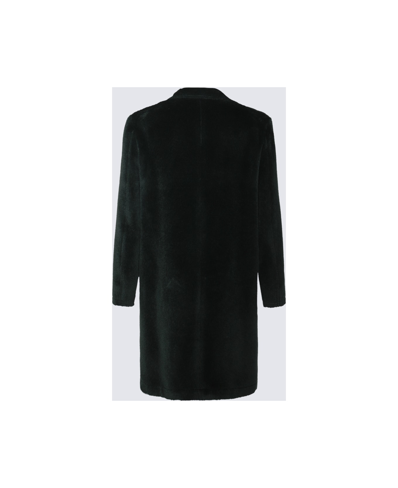 Canali Dark Green Wool Suit Coat