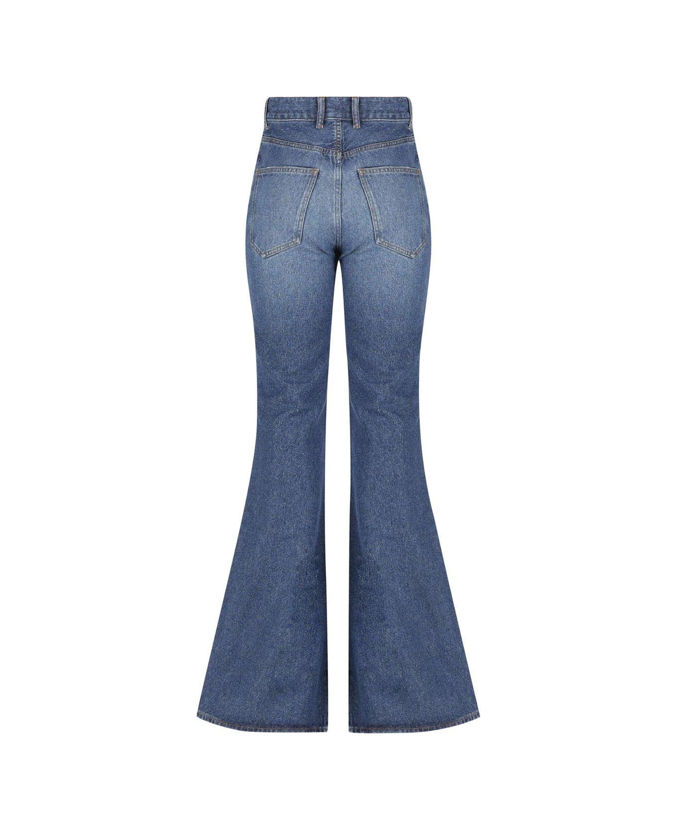 Chloé Flared Jeans - Dusky blue