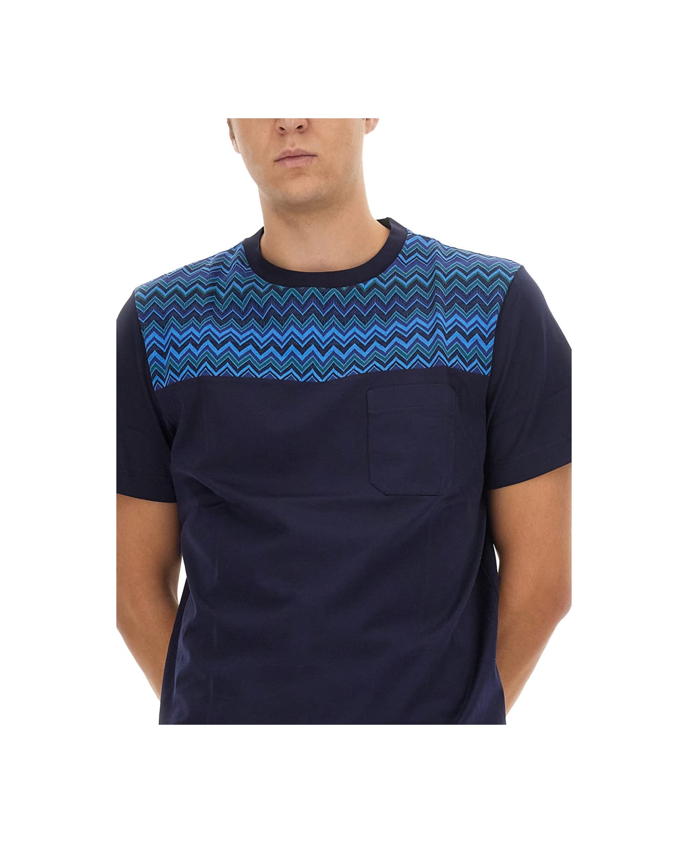 Missoni Jersey T-shirt - BLUE