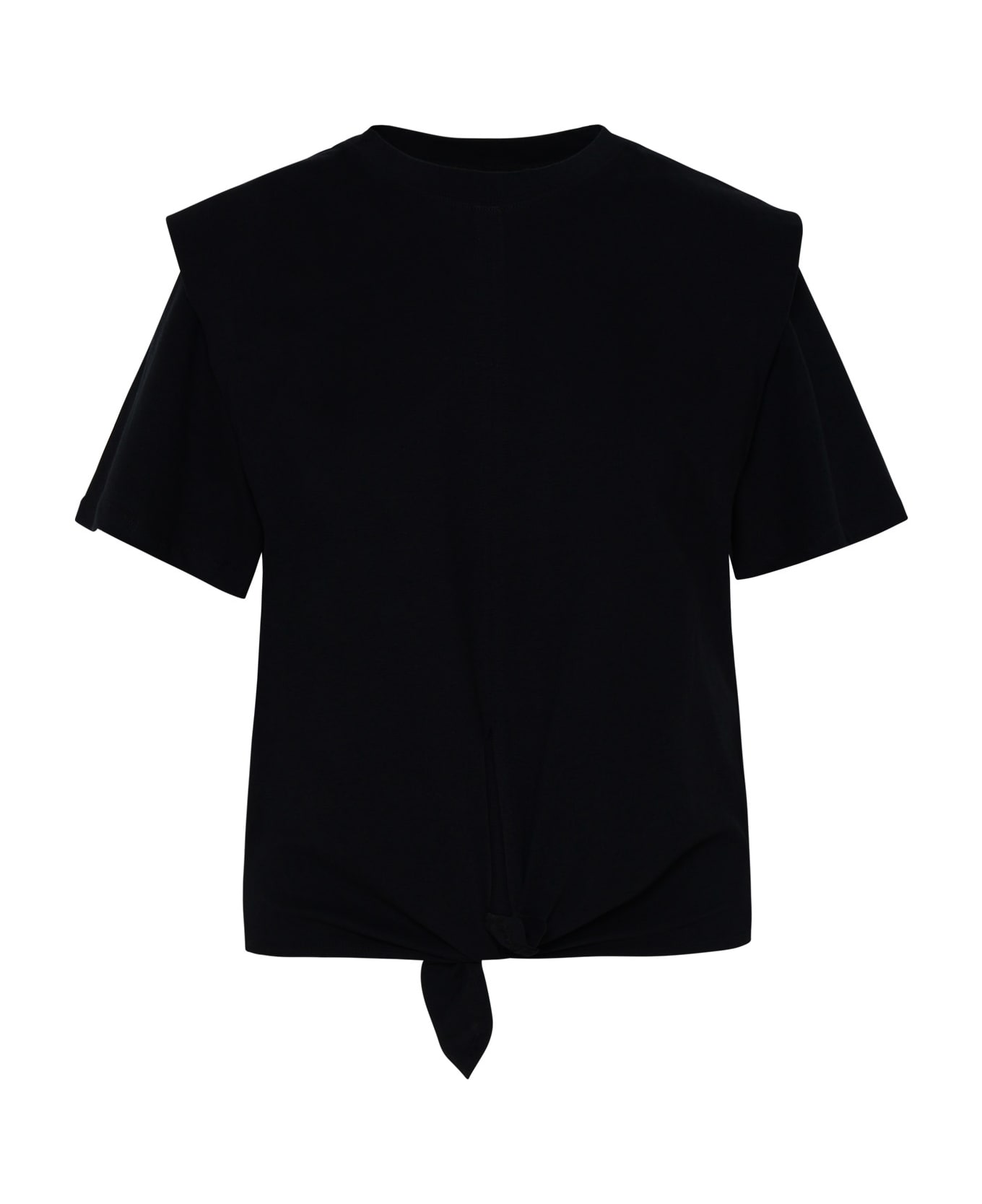 Isabel Marant Zelikia Black Cotton T-shirt - Black
