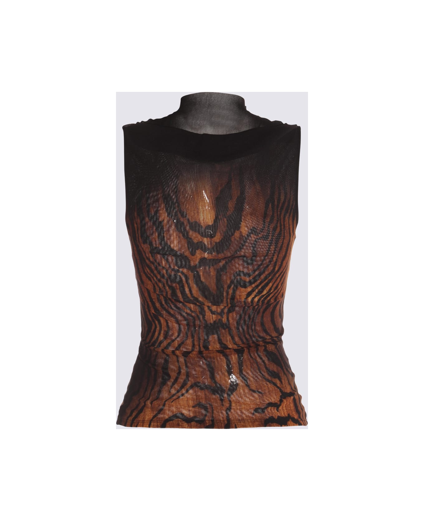 Jean Paul Gaultier Black And Red Top - Black