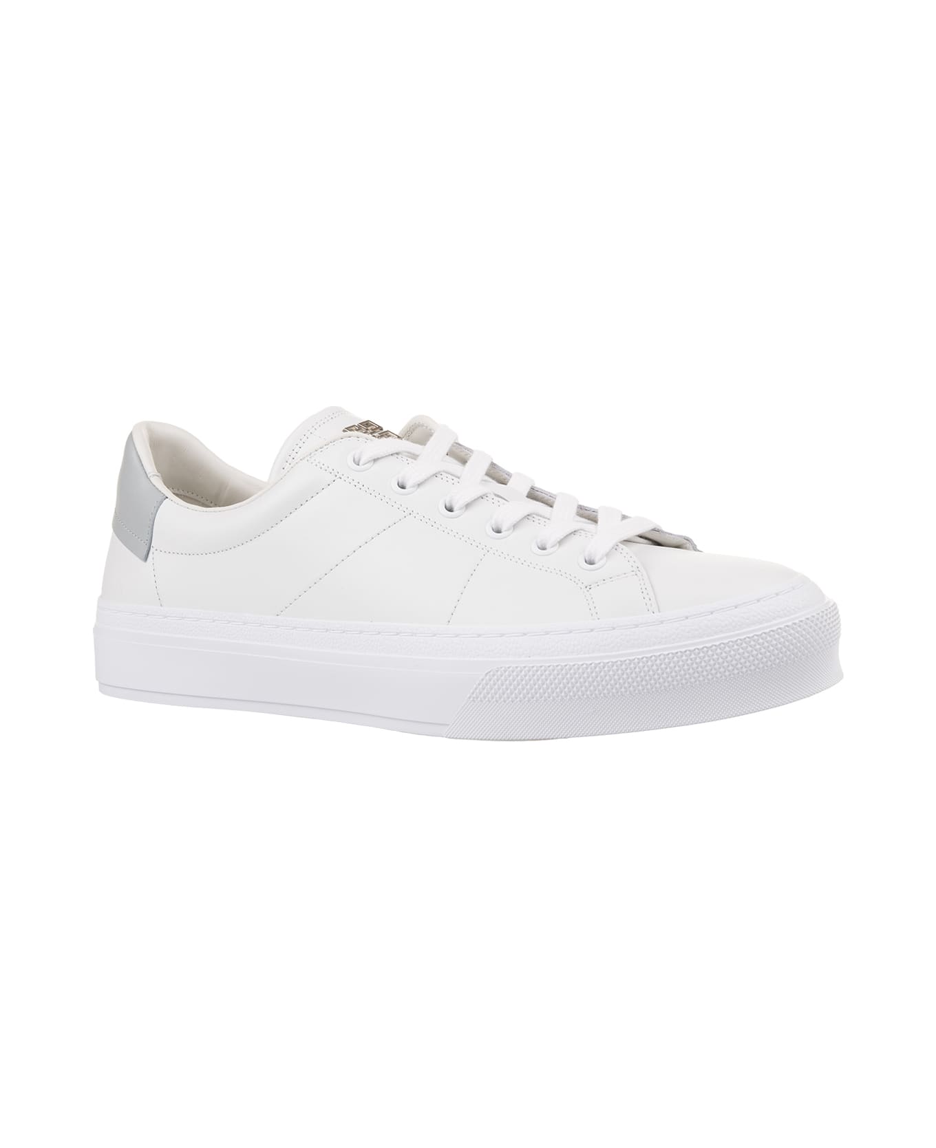 Givenchy White/grey Leather City Sport Sneakers - White