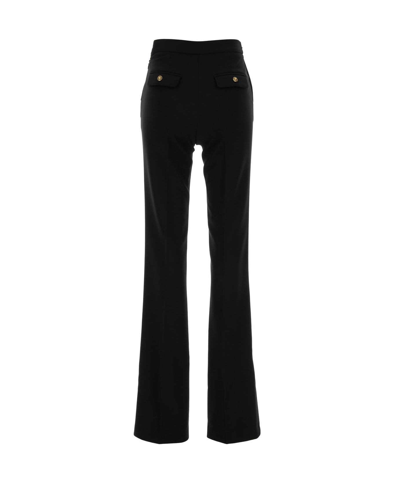 Elisabetta Franchi Pantalone Wide Leg - NERO