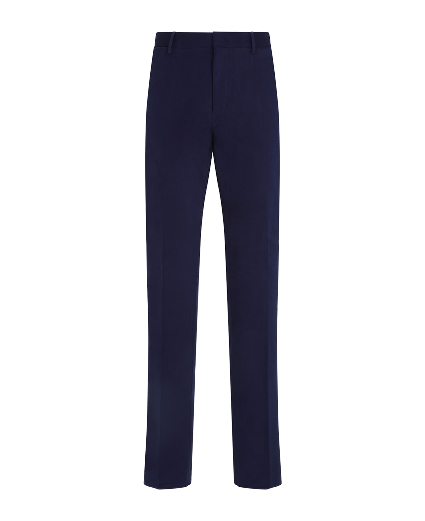 Zegna Winter Chino Pants - Blue Medio Unito