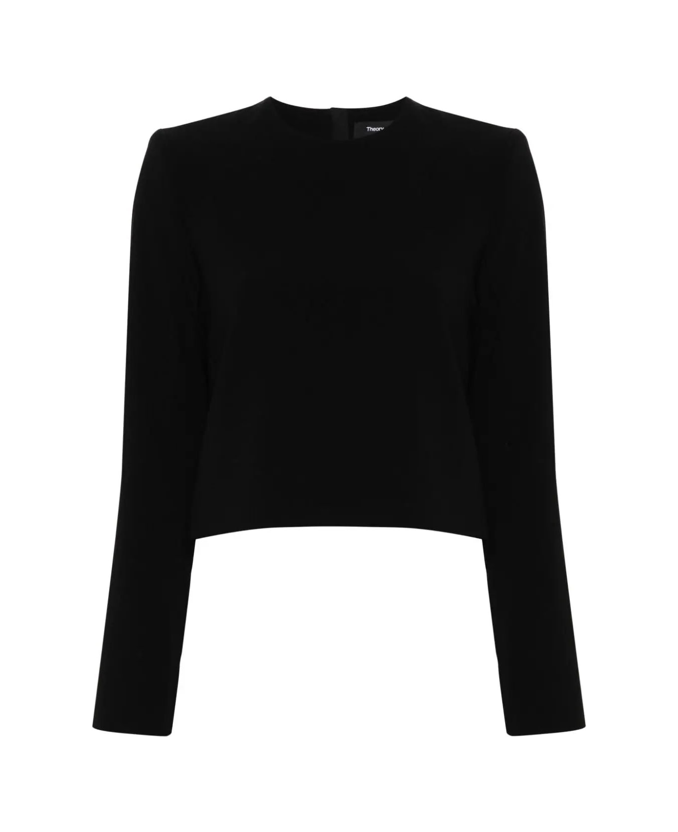 Theory Top Cropped - Black
