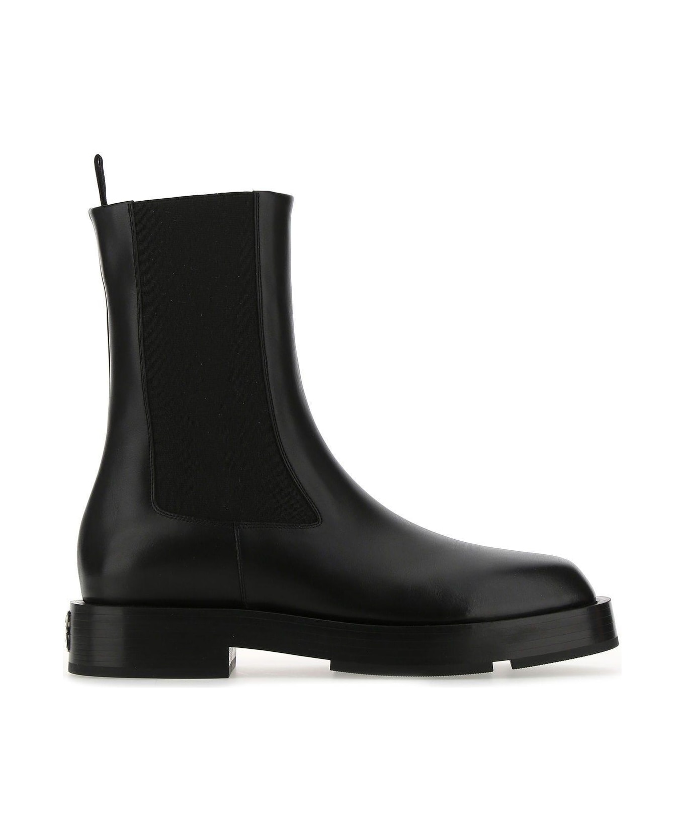 Givenchy Black Leather Boots - BLACK