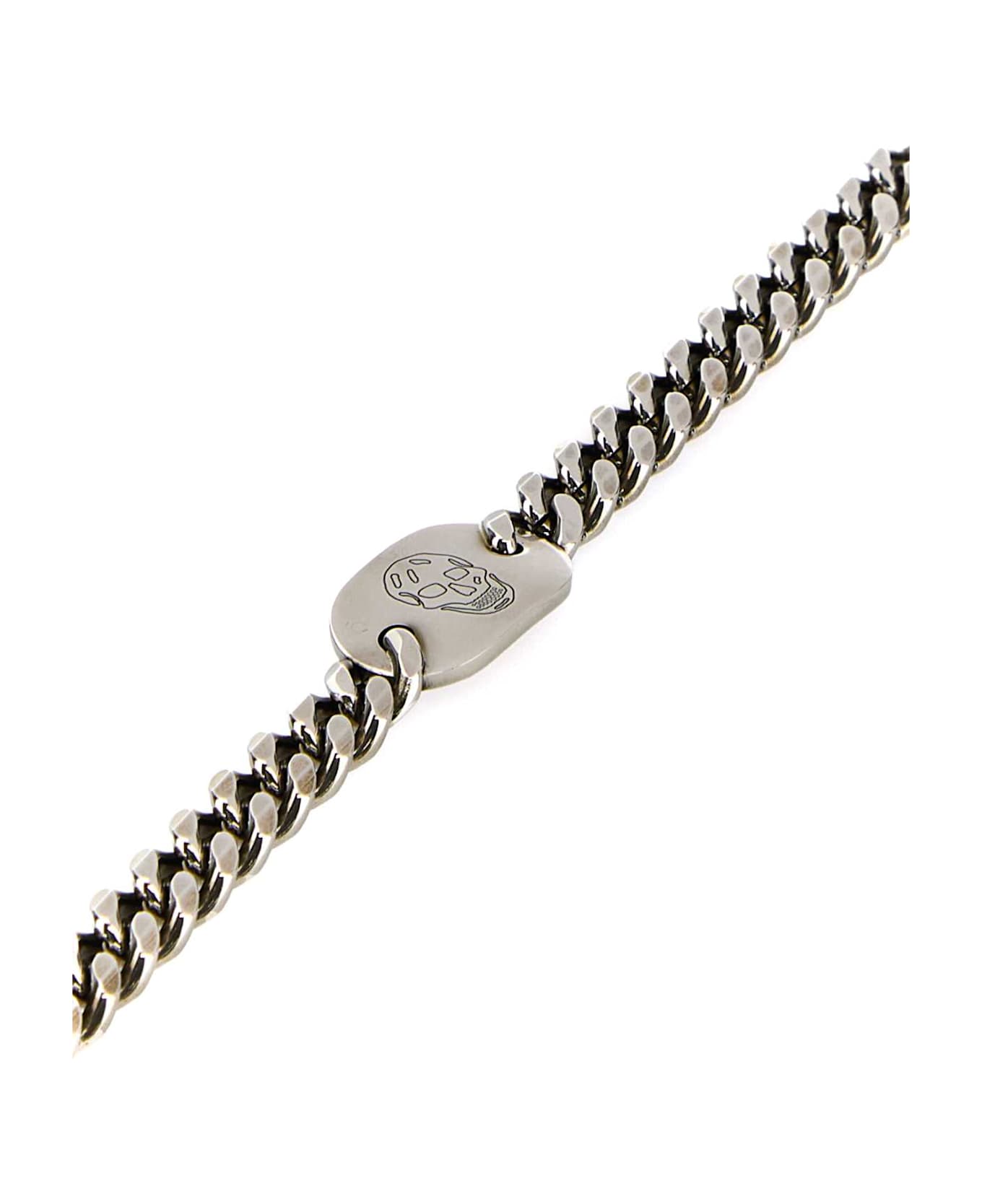 Alexander McQueen Silver Metal Bracelet - MCQ0911SILVBANTIL