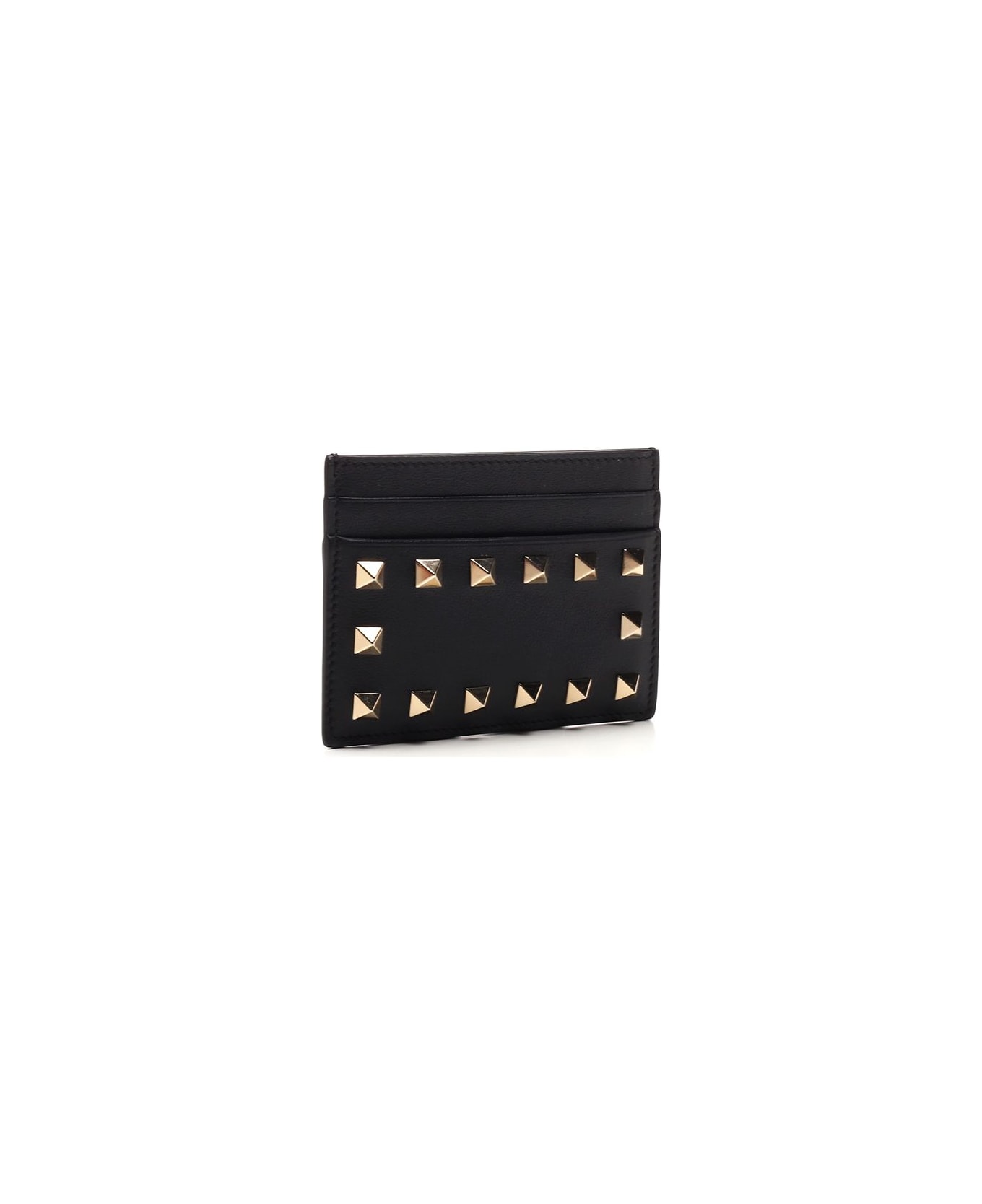 Valentino Garavani Rockstud Card Holder - Nero