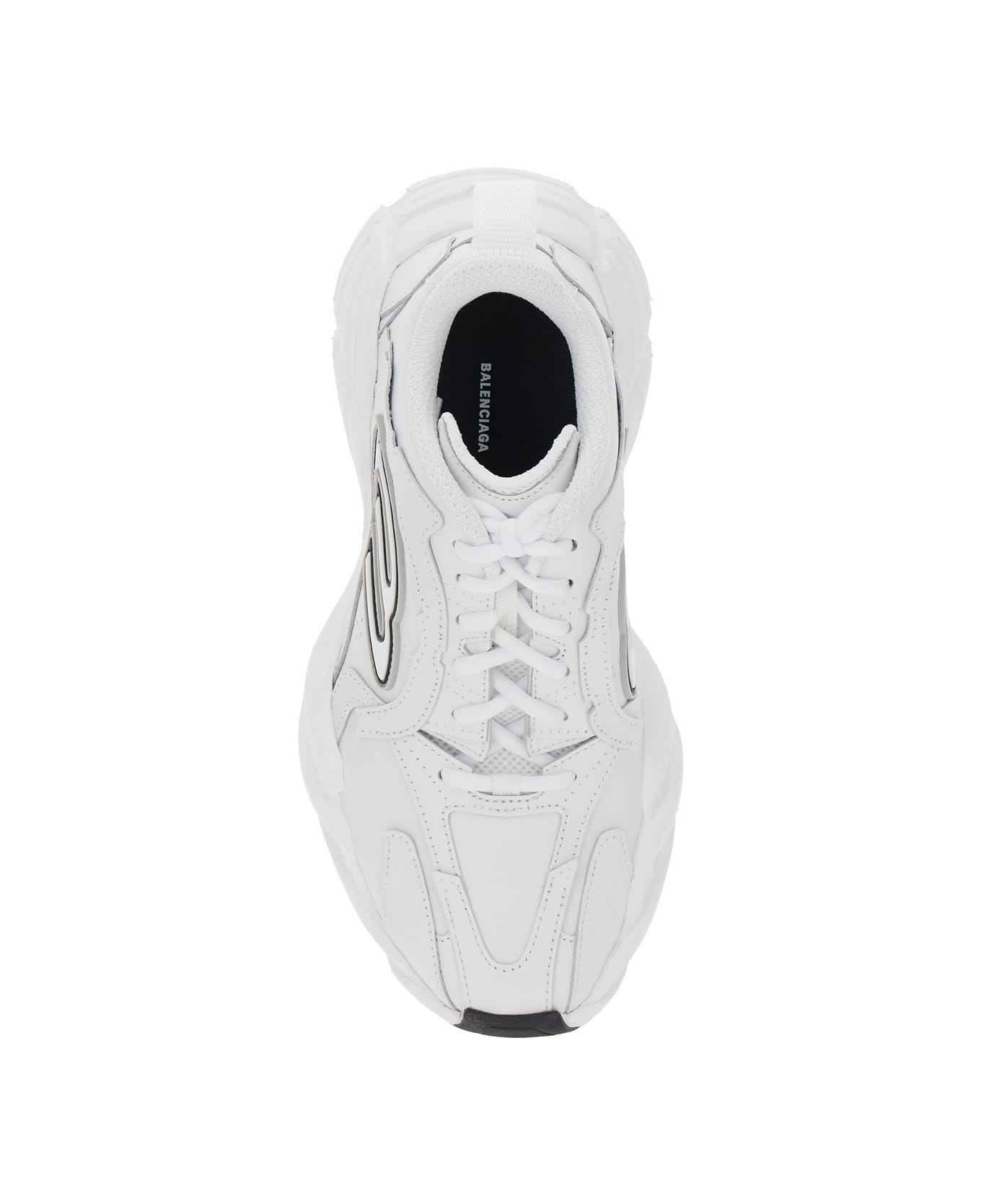 スニーカー Balenciaga White Leather Monday Sneakers 29938090_59029089_600.jpg