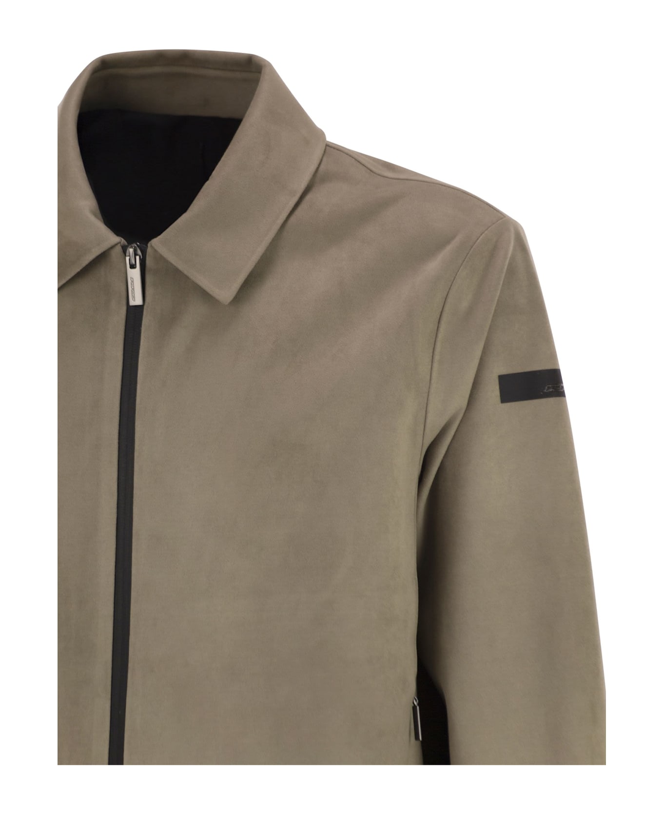 RRD - Roberto Ricci Design Eco Suede Jacket With Nubuck Effect - Beige