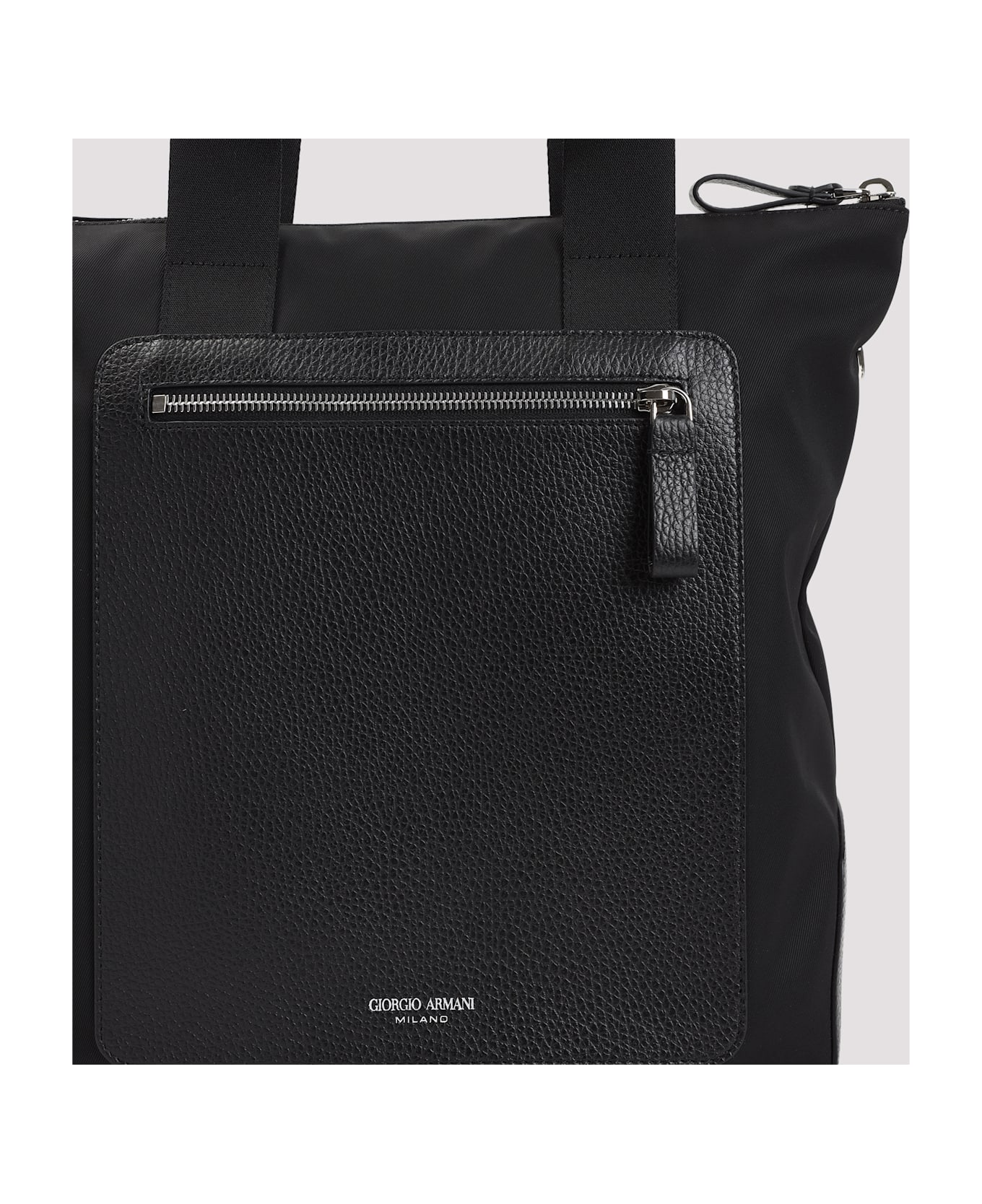 Giorgio Armani Shopping Bag - Black