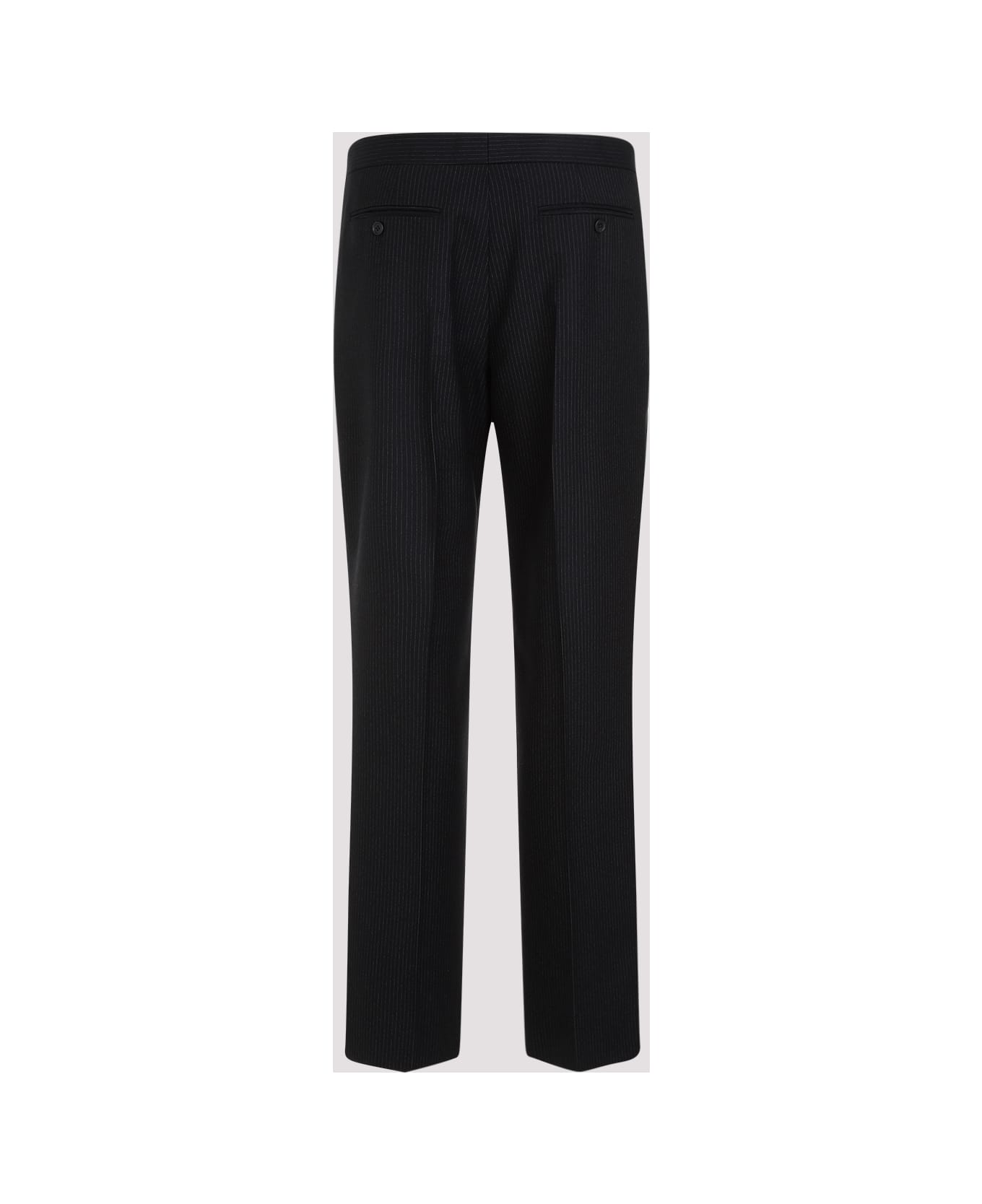 The Row Baird Pants - Bme Black Grey Melange