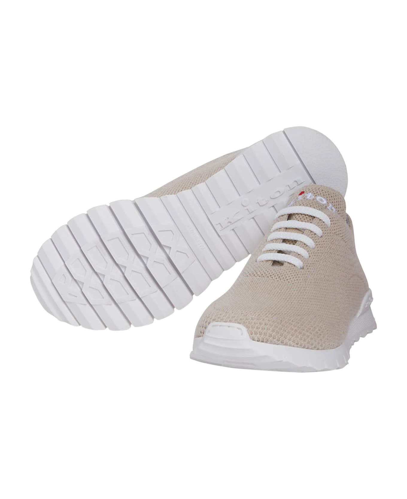 Kiton Fits - Sneakers Shoes Cashmere - BEIGE スニーカー