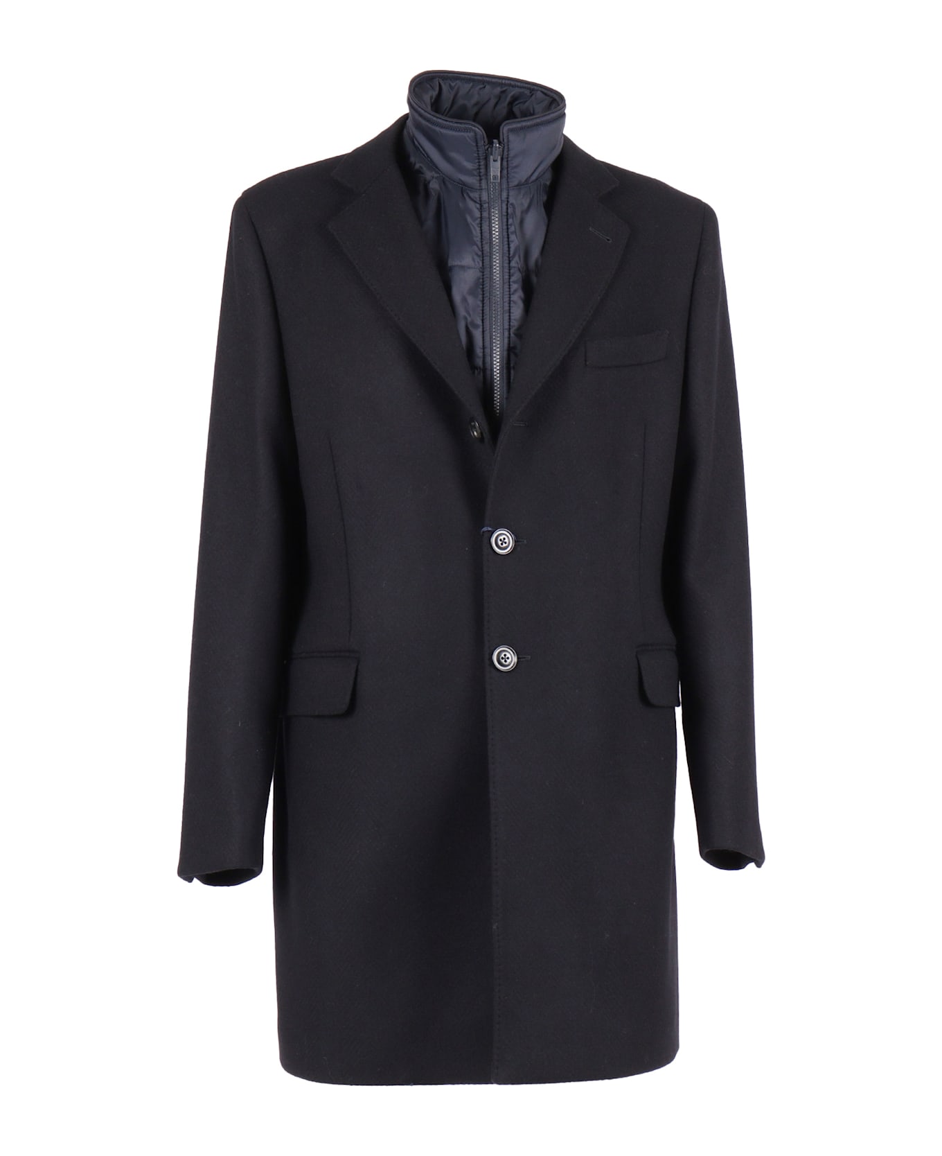Fay Easy Db Coat - BLUE