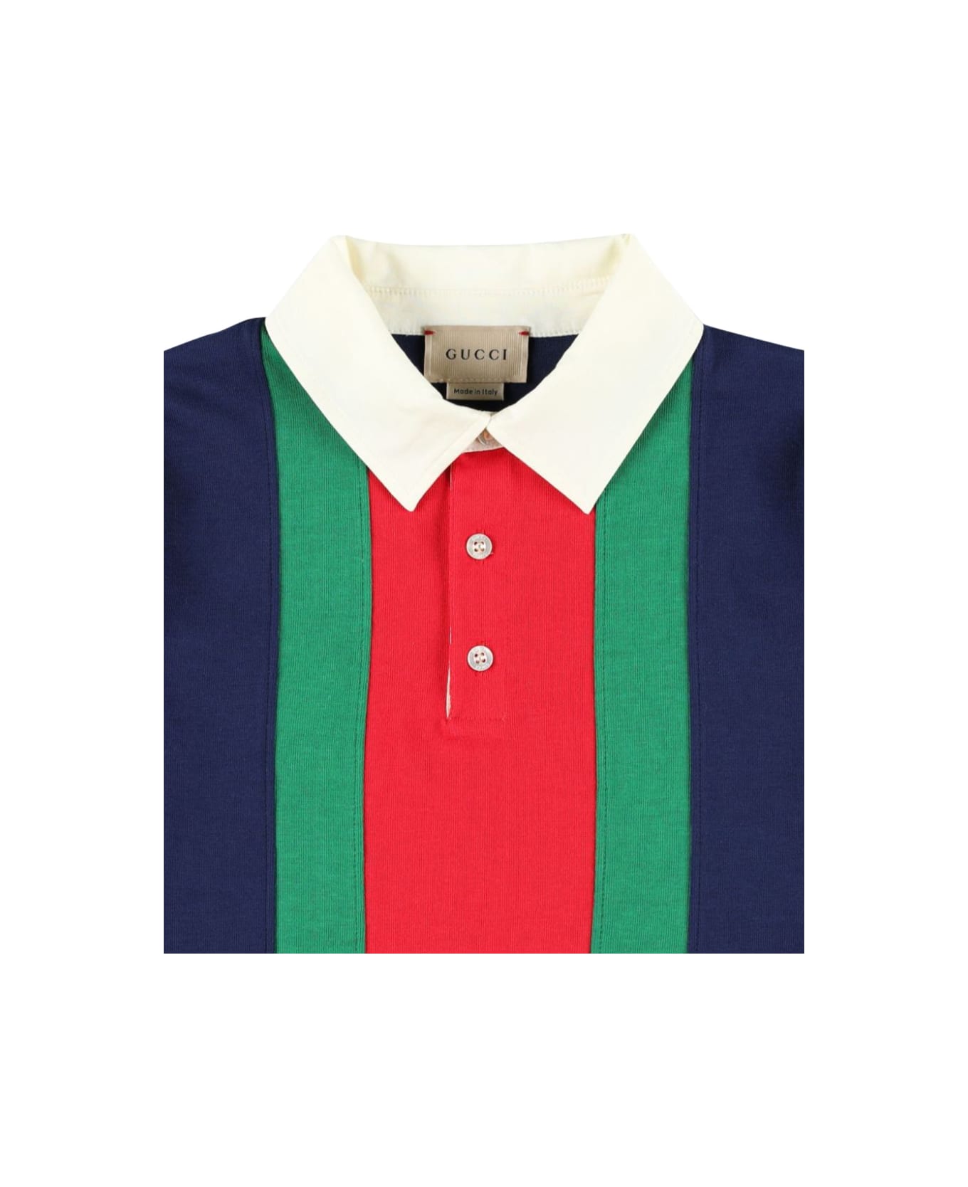 Gucci J L/s Polo/ Wintery Nt Sky/ Mc/mx - MULTICOLOUR