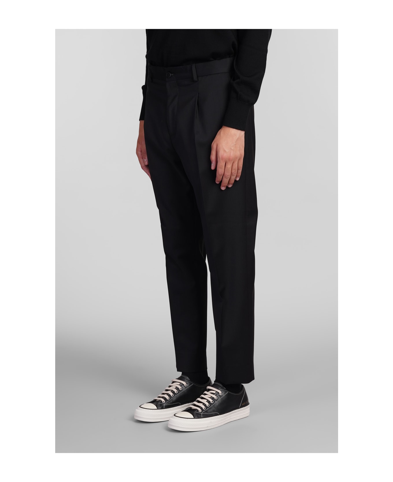 costumein Valerio Pants In Black Wool - black